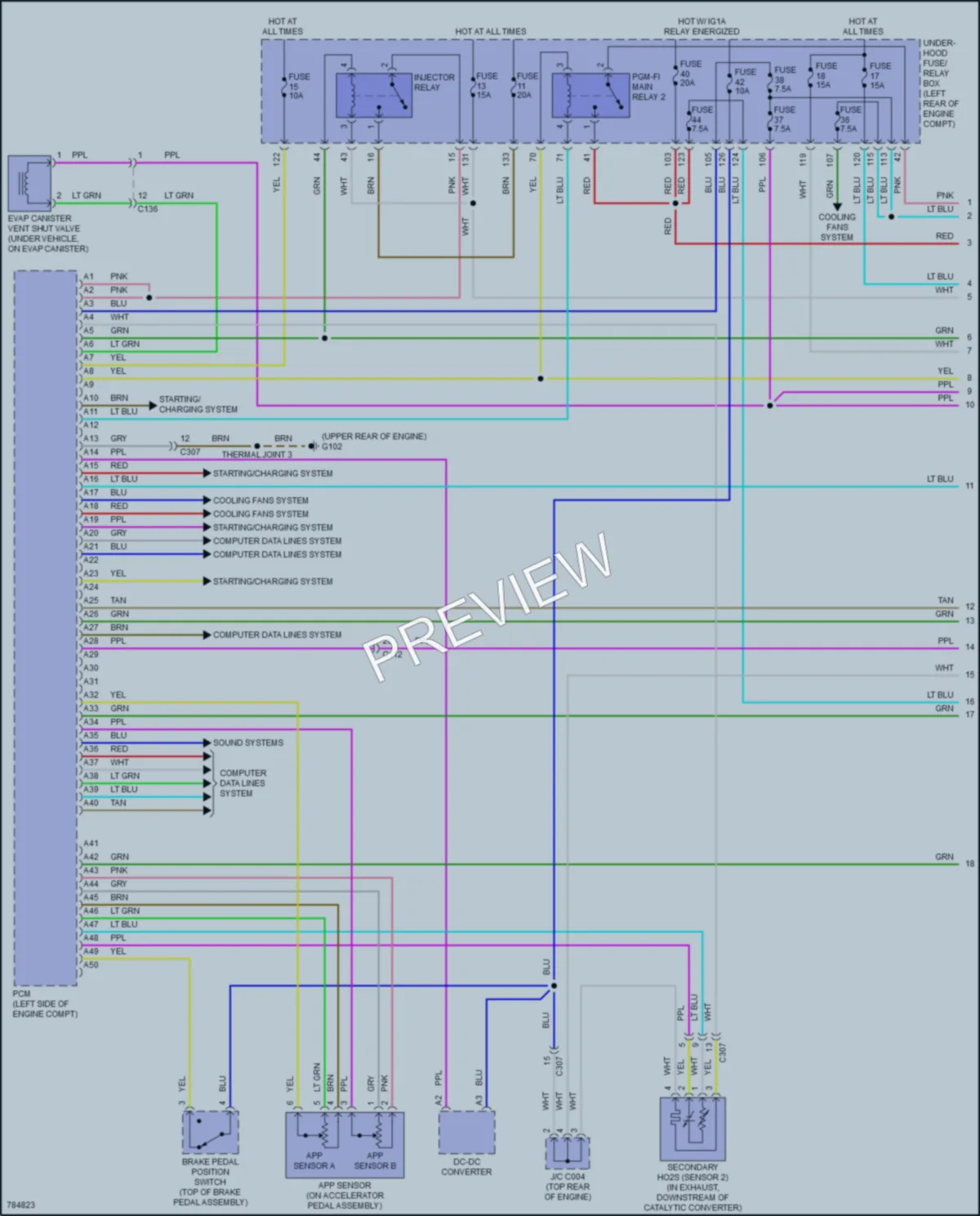 2022 Honda Accord Engine Performance wiring diagram preview