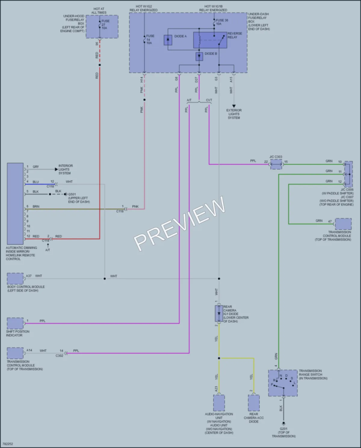 2022 Honda Accord Power Mirrors wiring diagram preview