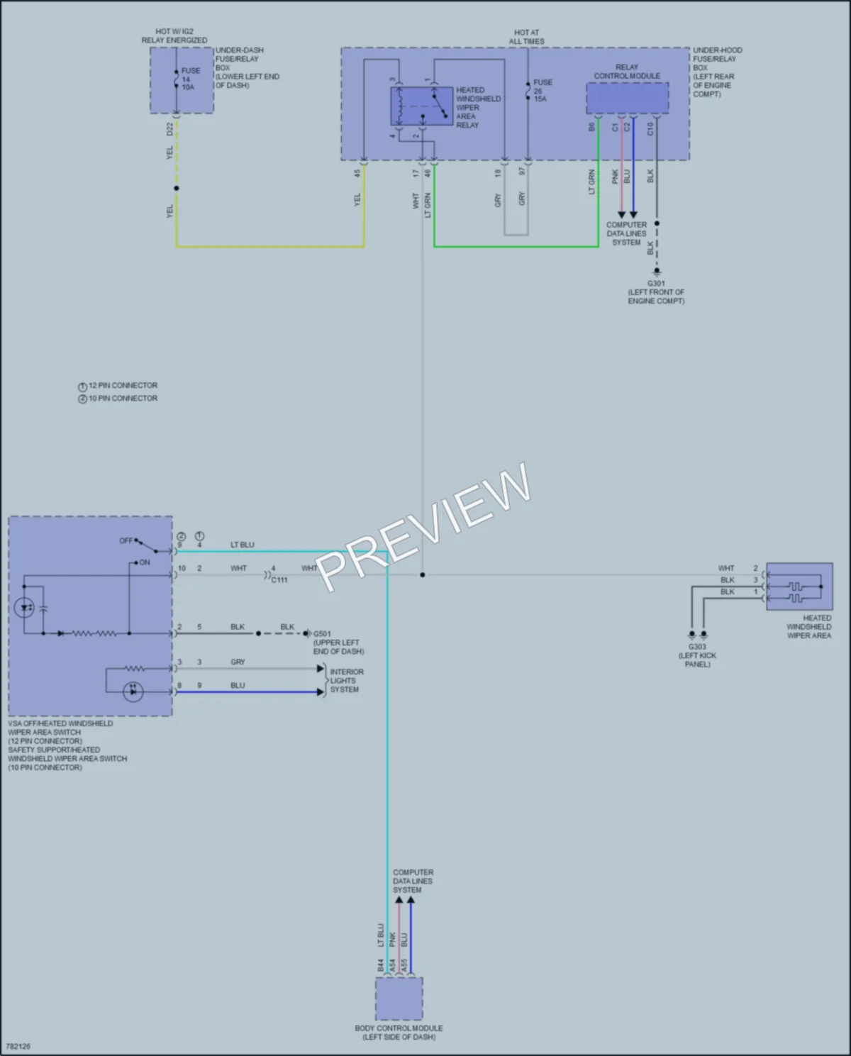 2022 Honda AccordHybrid Defoggers wiring diagram preview
