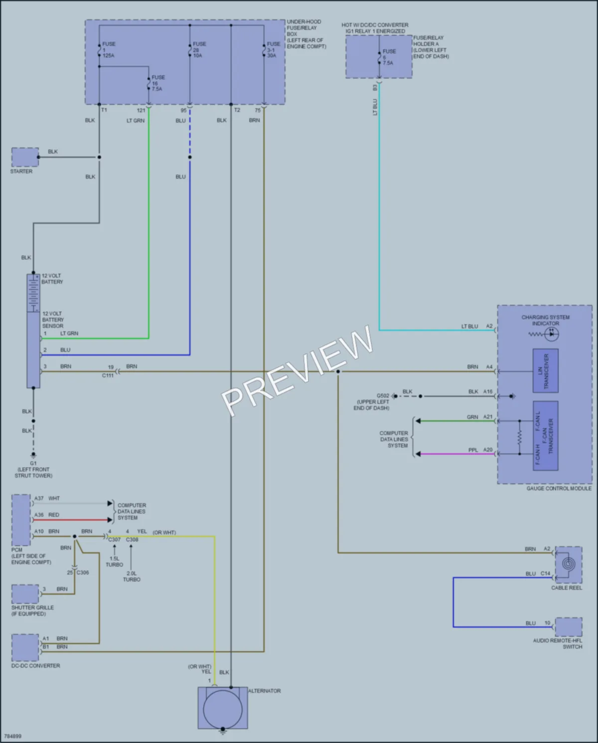 2022 Honda AccordHybrid Starting Charging wiring diagram preview