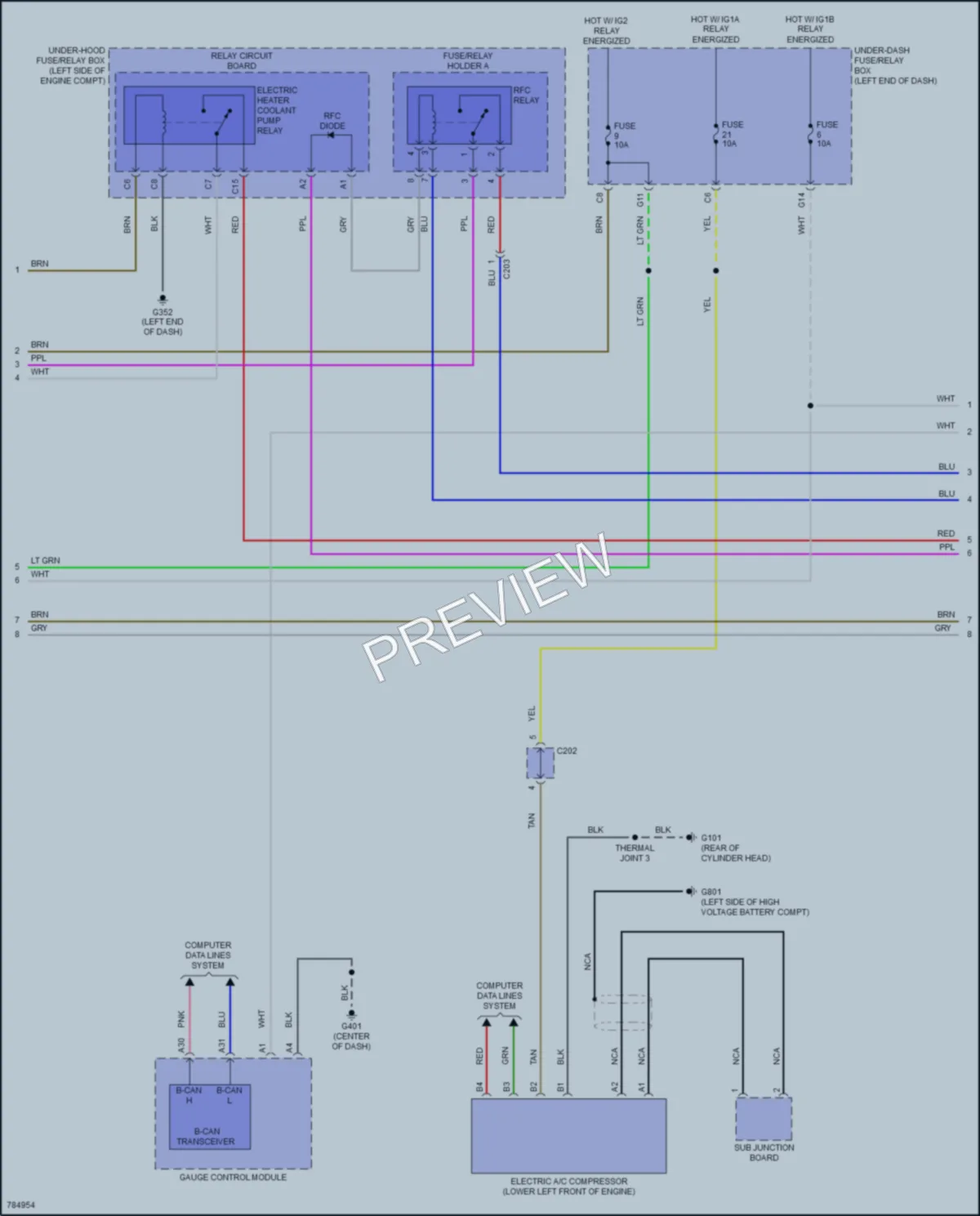 2022 Honda CRVHybrid Air Conditioning wiring diagram preview