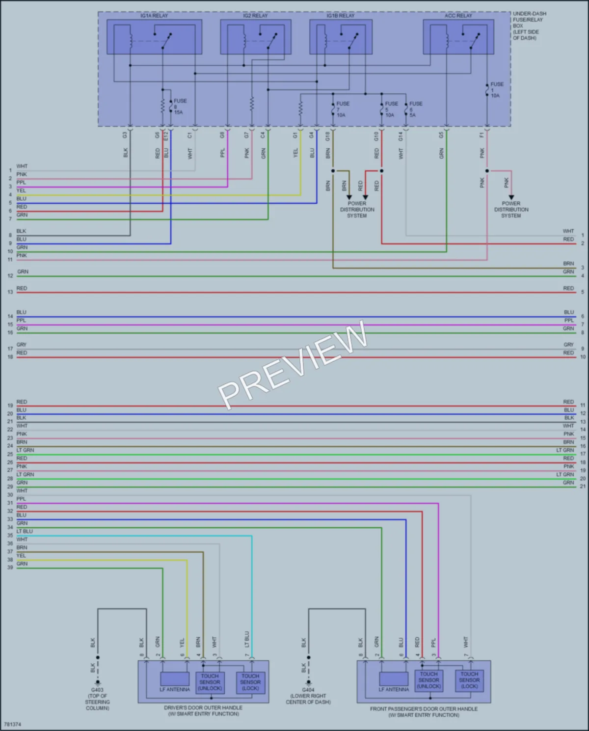 2022 Honda Insight Anti Theft wiring diagram preview