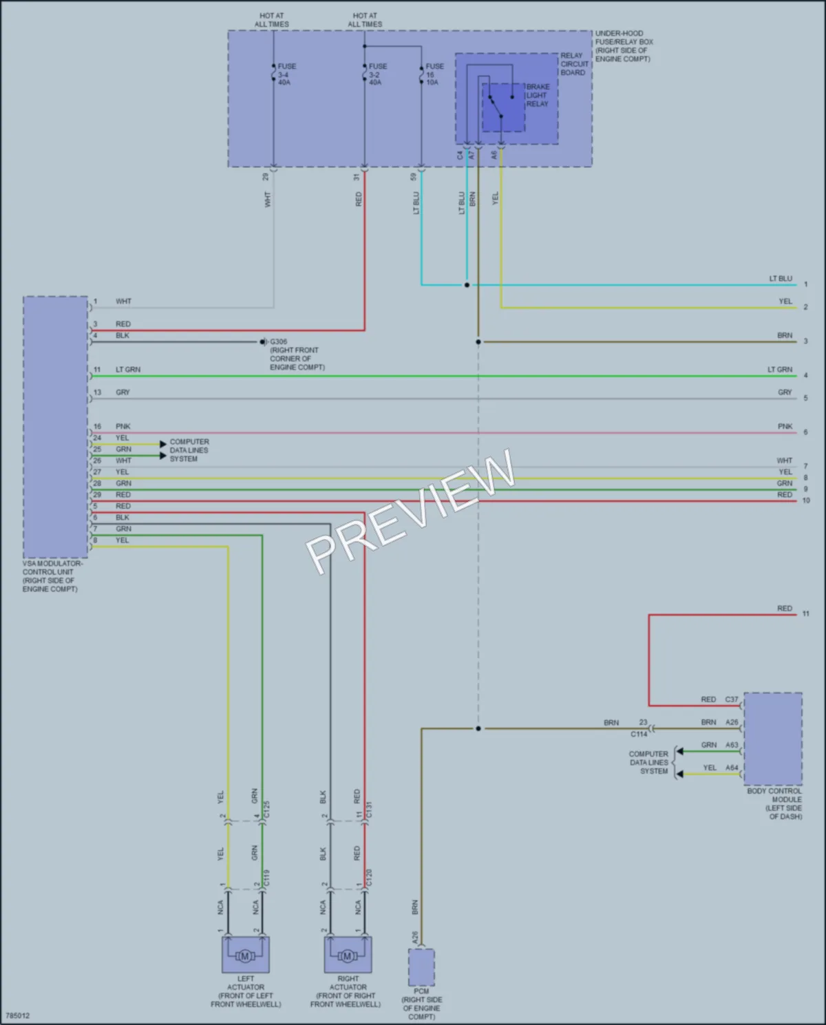 2022 Honda Insight Shift Interlock wiring diagram preview