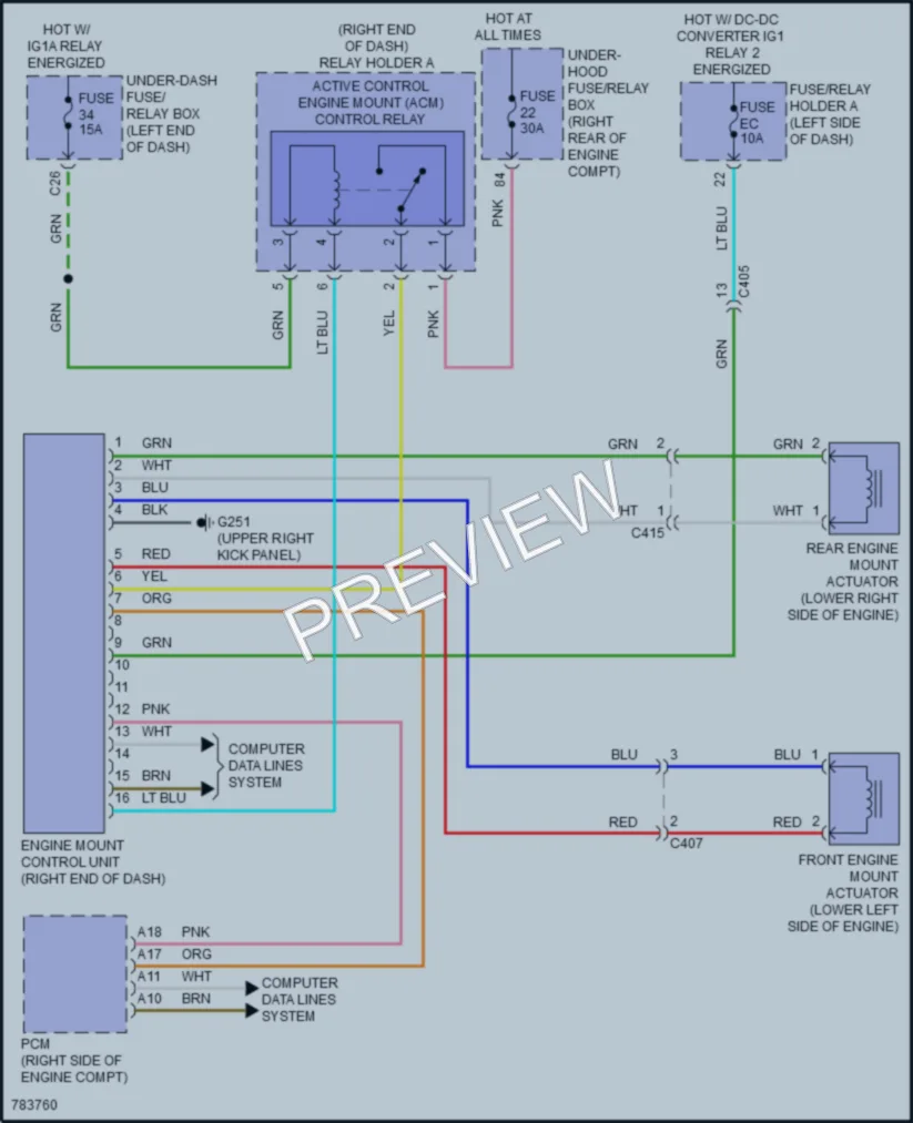 2022 Honda Odyssey Active Bodyworks wiring diagram preview