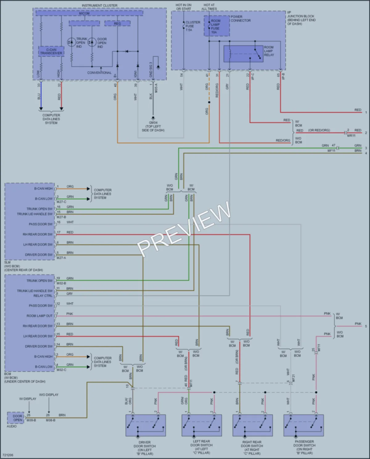 2022 Hyundai Accent Interior Lights wiring diagram preview