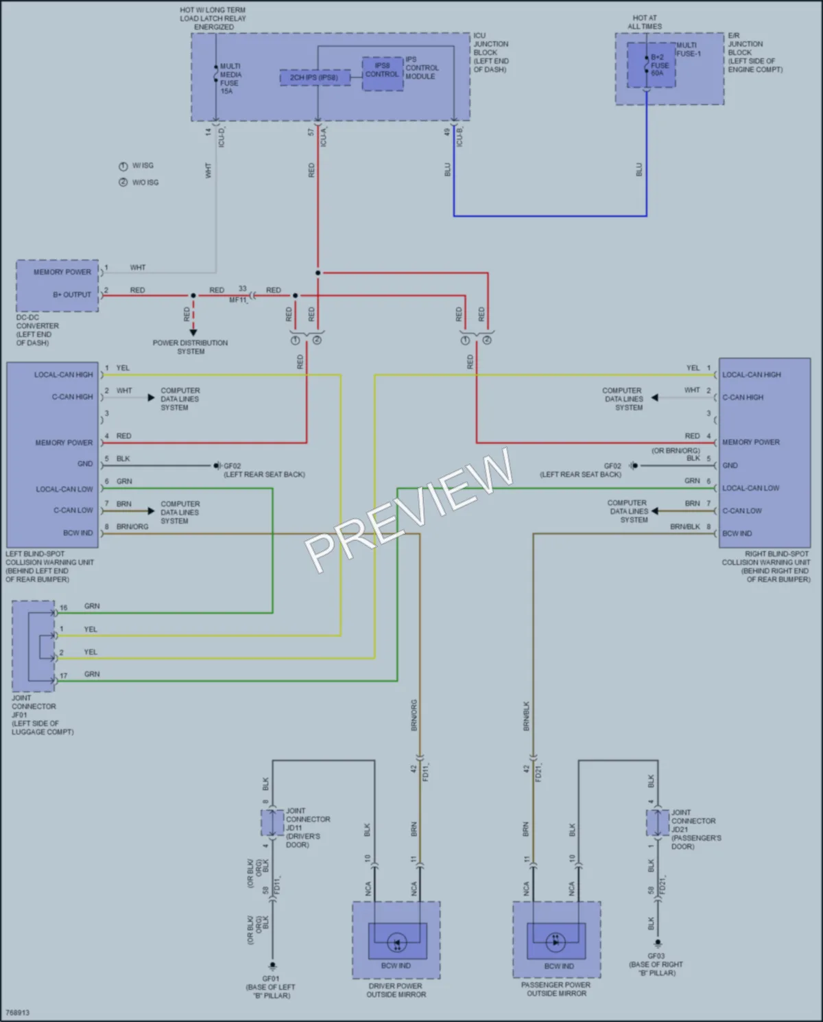2022 Hyundai Elantra Navigation wiring diagram preview