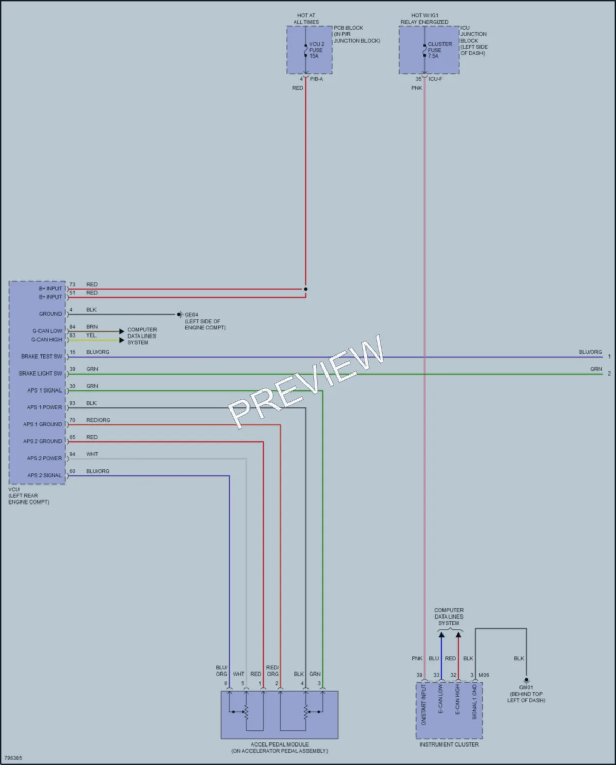 2022 Hyundai Ioniq5 Cruise Control wiring diagram preview