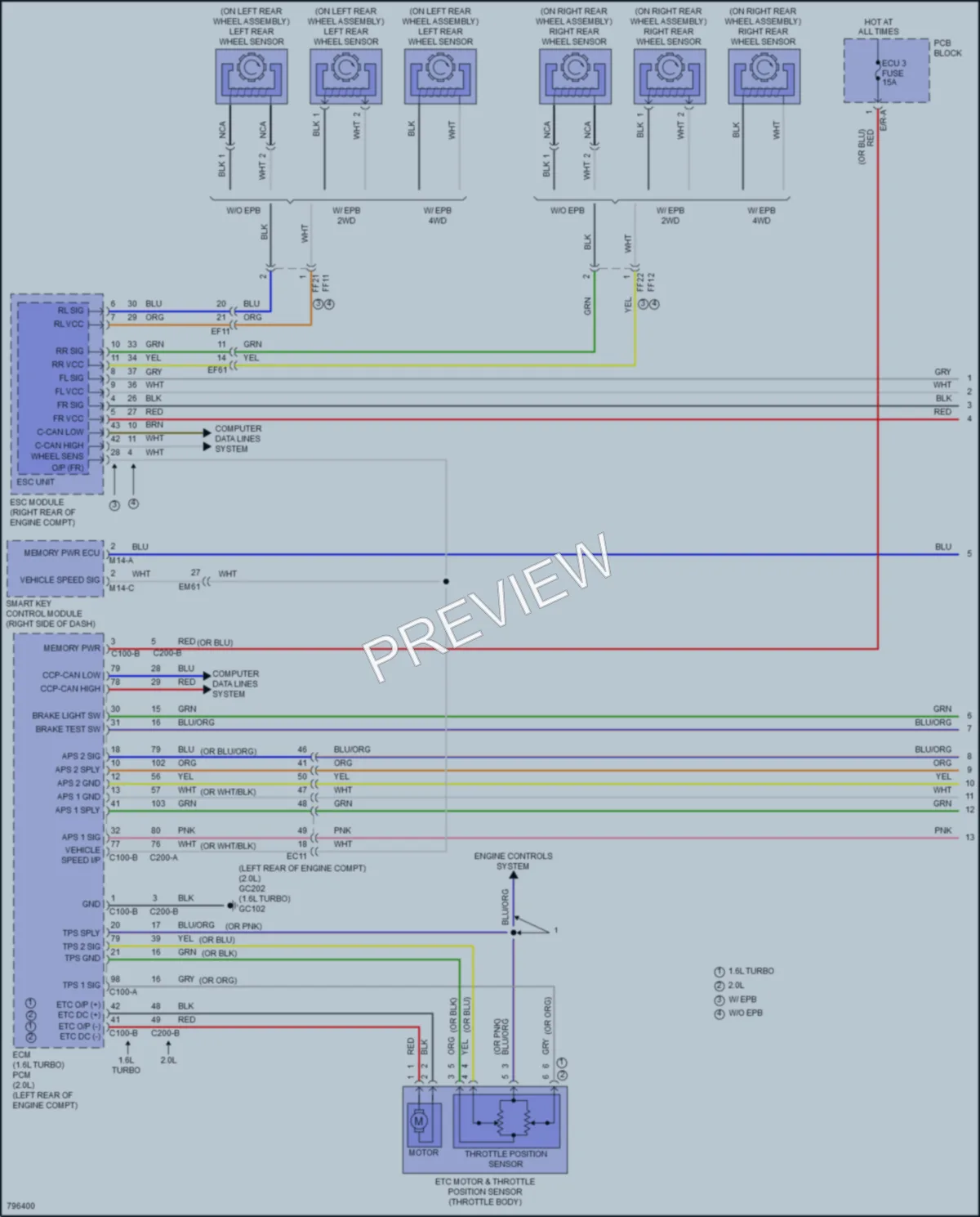 2022 Hyundai Kona Cruise Control wiring diagram preview