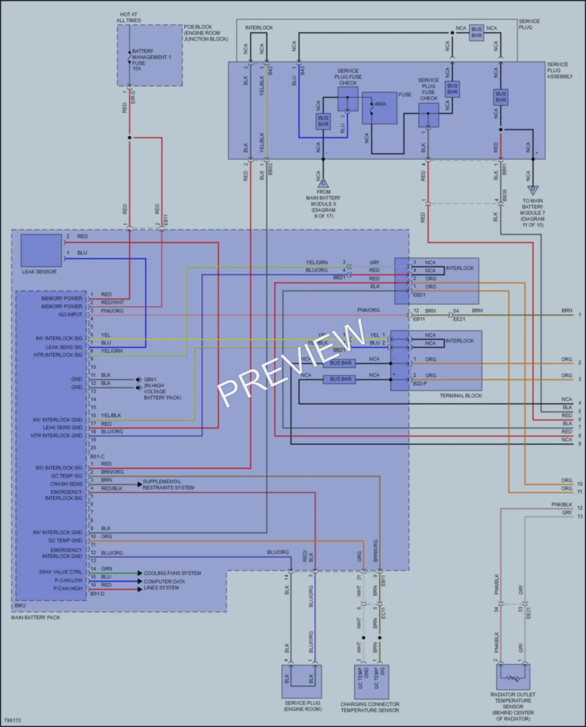 2022 Hyundai KonaElectric Engine Performance wiring diagram preview