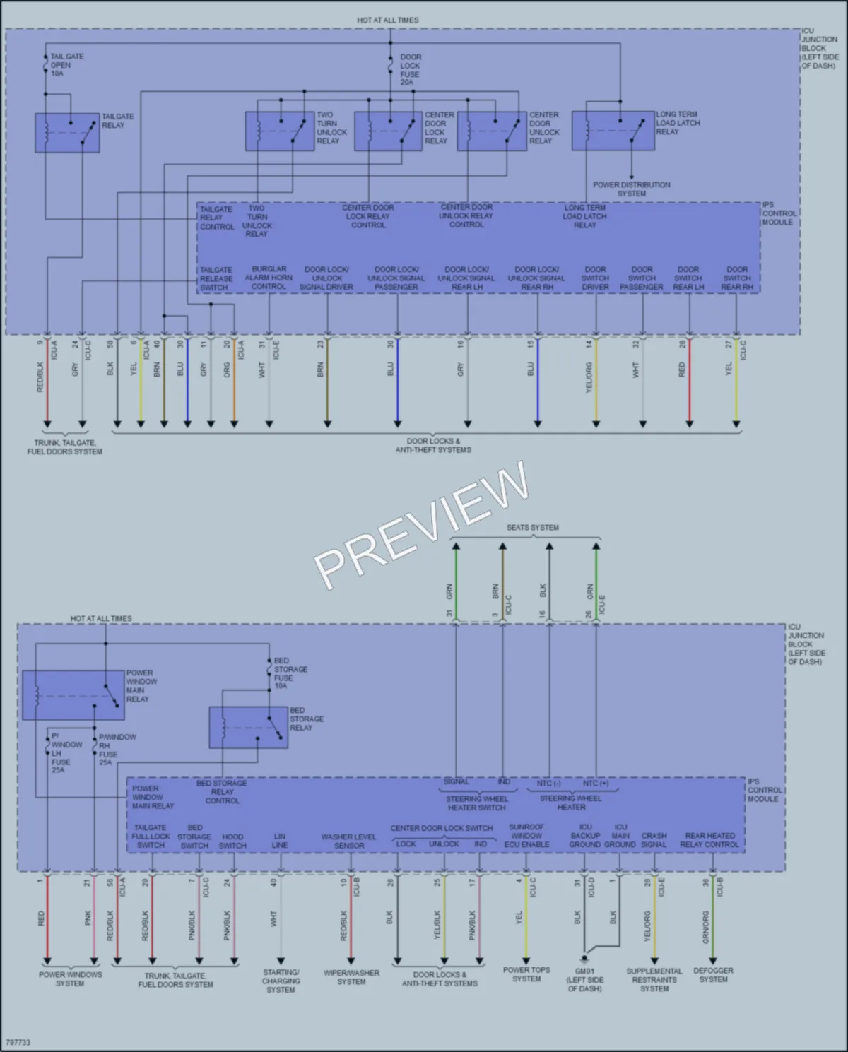 2022 Hyundai SantaCruz Body Control Modules wiring diagram preview