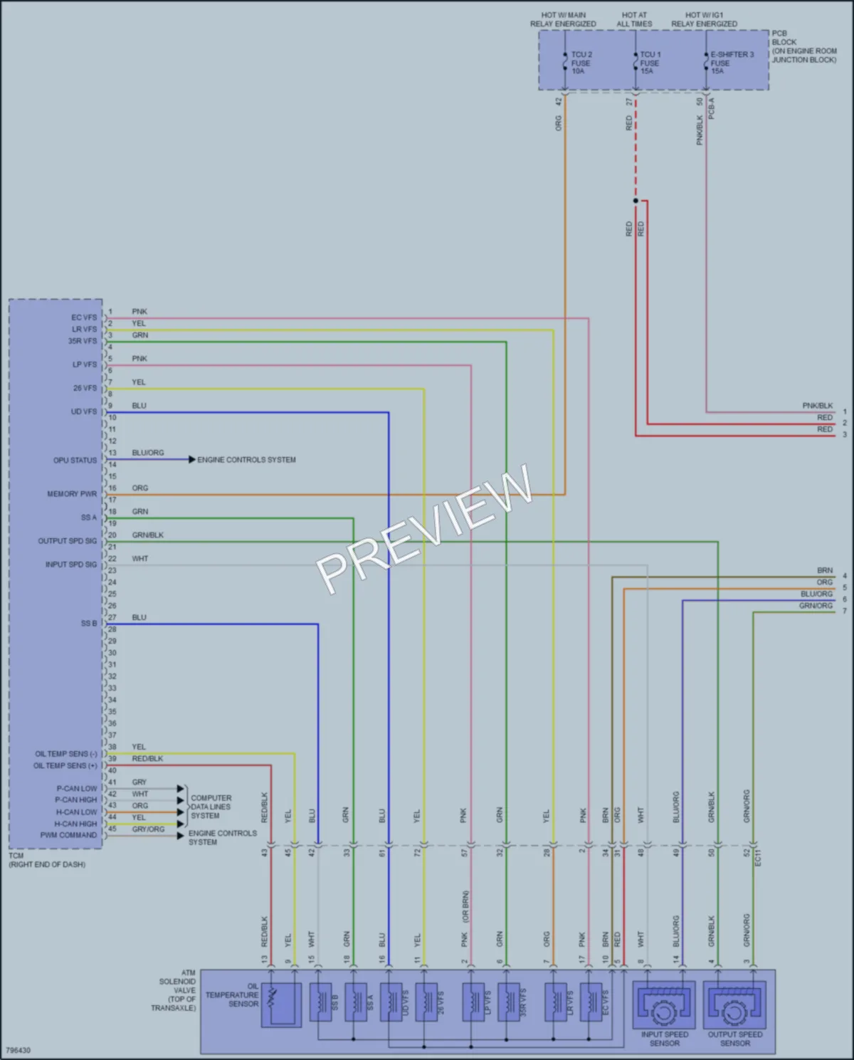 2022 Hyundai SantaFe Transmission wiring diagram preview