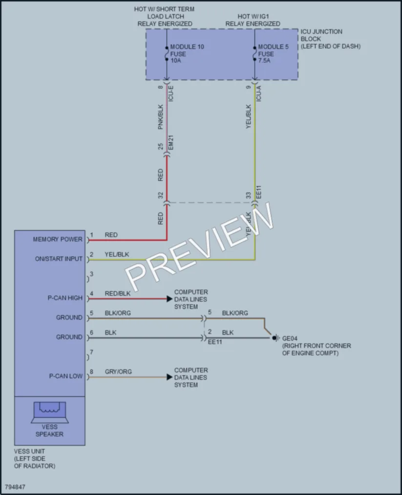 2022 Hyundai SantaFeHybrid Active Bodyworks wiring diagram preview