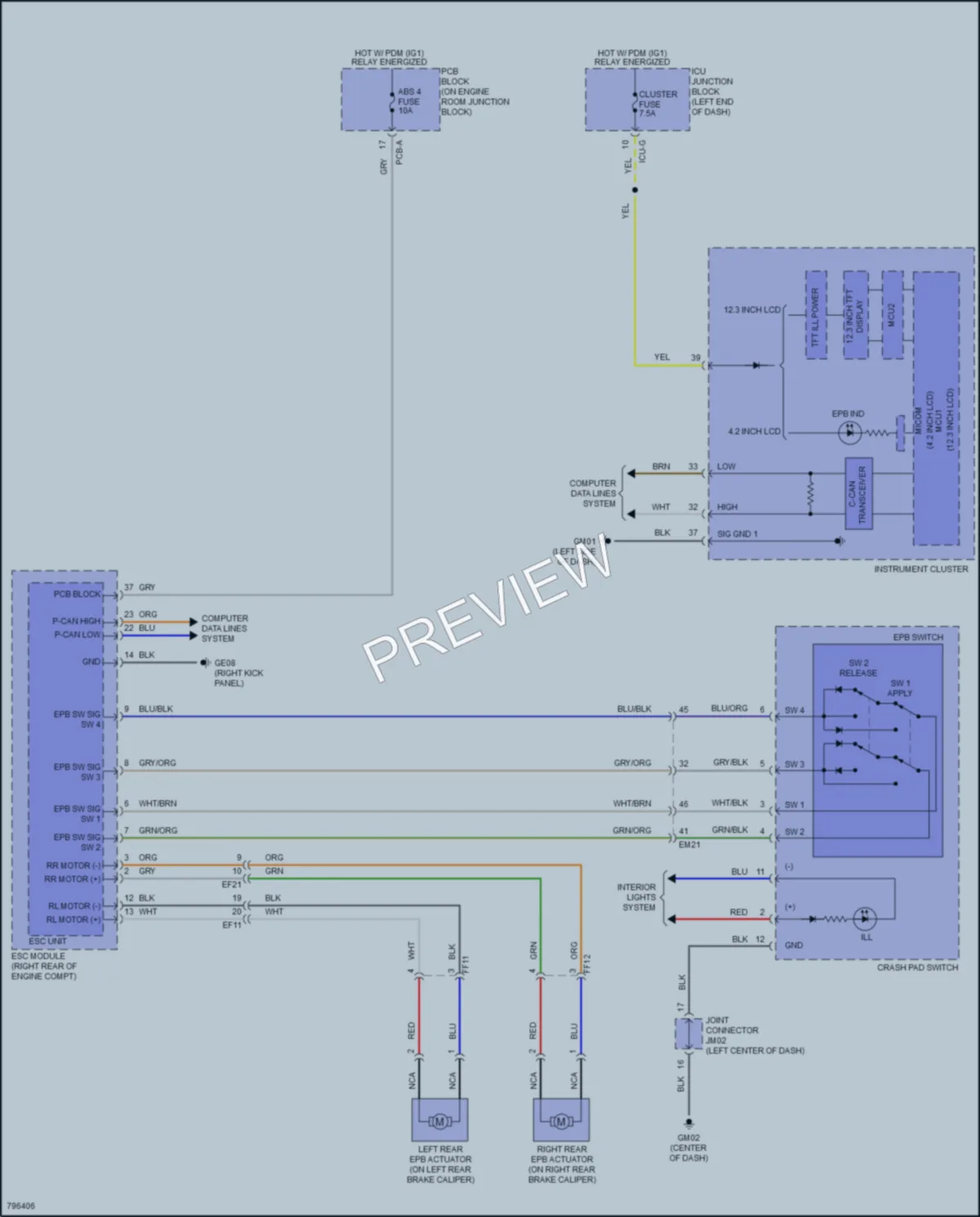 2022 Hyundai SantaFeHybrid Shift Interlock wiring diagram preview
