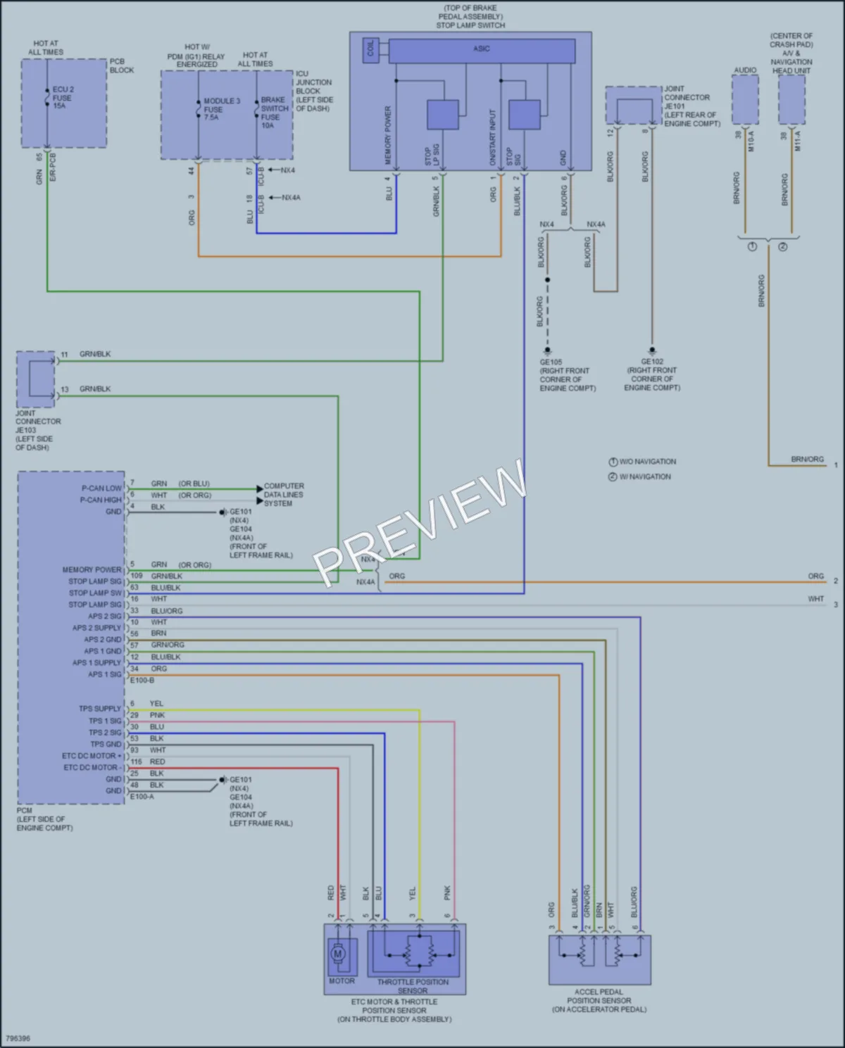 2022 Hyundai Tucson Cruise Control wiring diagram preview