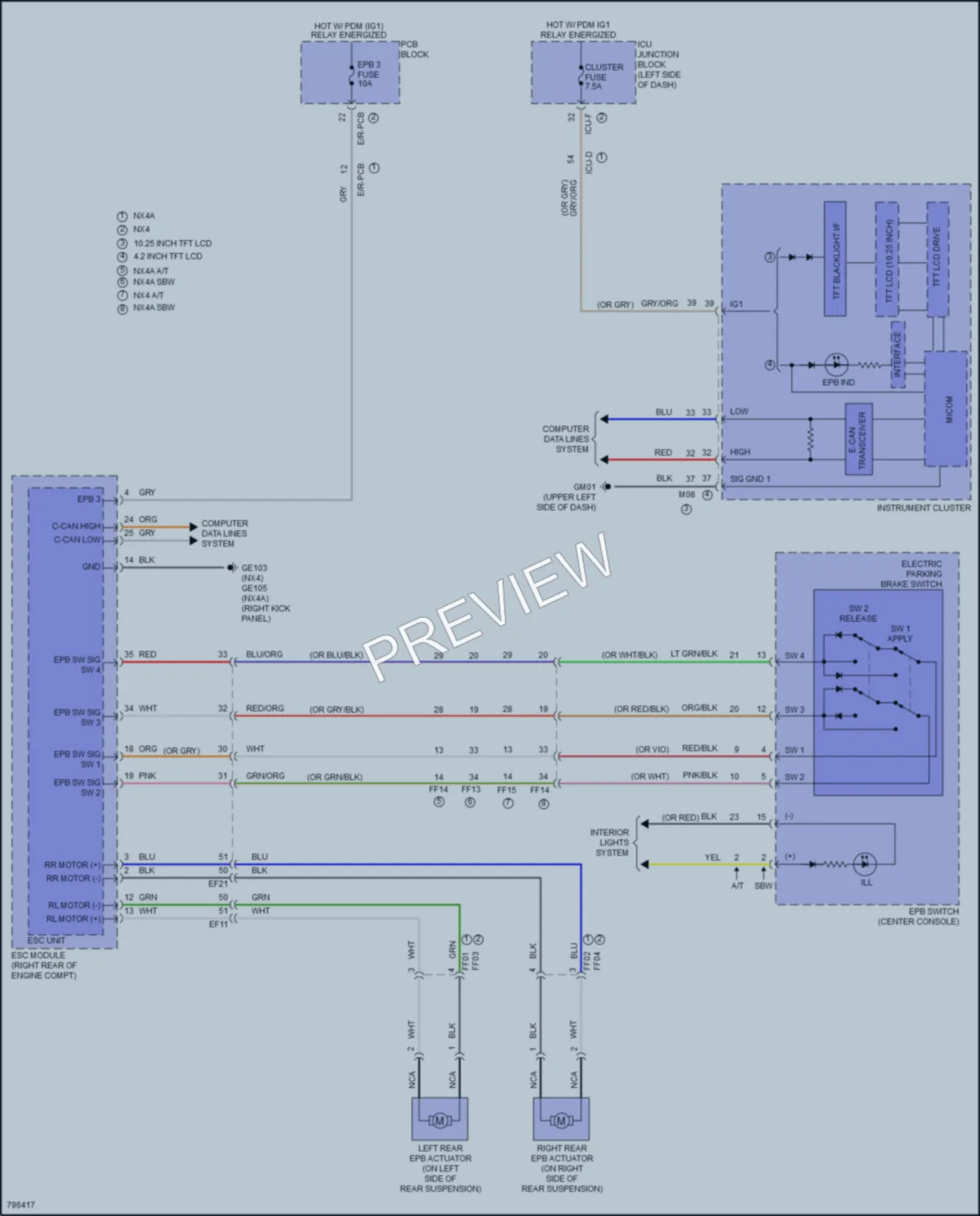 2022 Hyundai TucsonHybrid Shift Interlock wiring diagram preview