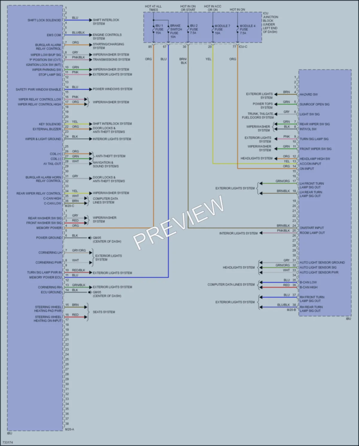 2022 Hyundai Venue Body Control Modules wiring diagram preview
