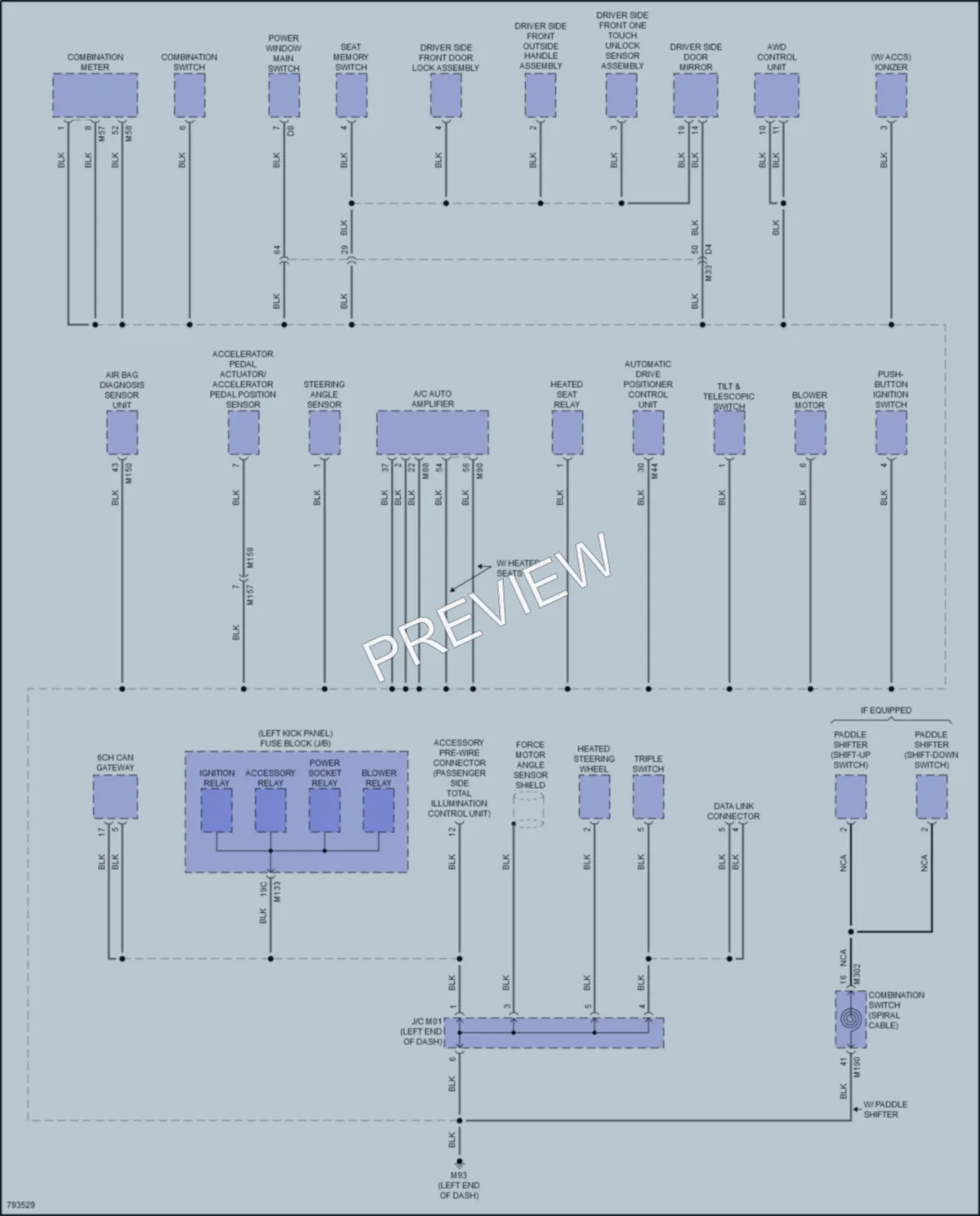 2022 Infiniti Q50 Ground Distribution wiring diagram preview