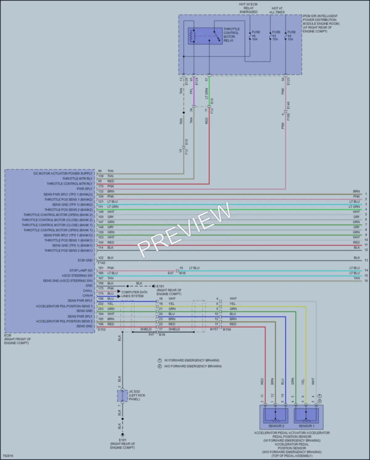 2022 Infiniti Q60 Cruise Control wiring diagram preview