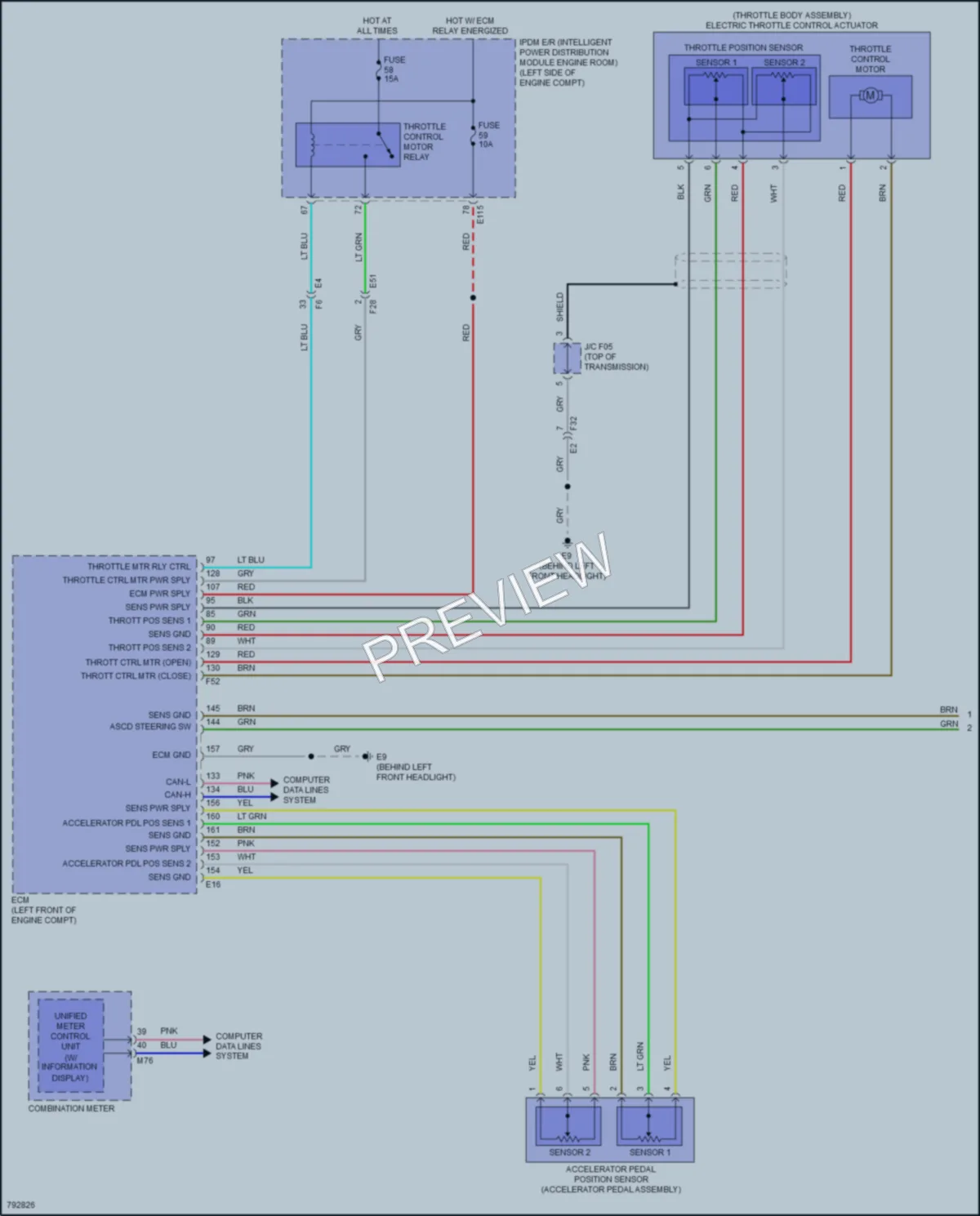 2022 Infiniti QX55 Cruise Control wiring diagram preview