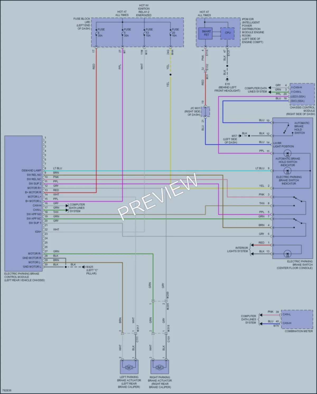 2022 Infiniti QX55 Shift Interlock wiring diagram preview