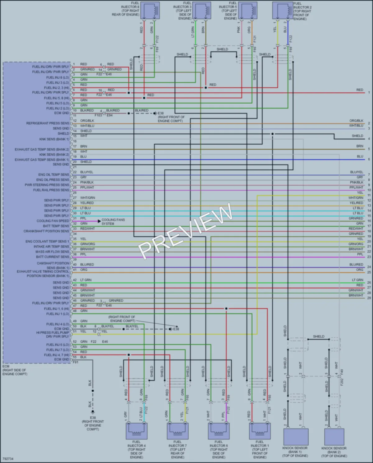 2022 Infiniti QX80 Engine Performance wiring diagram preview