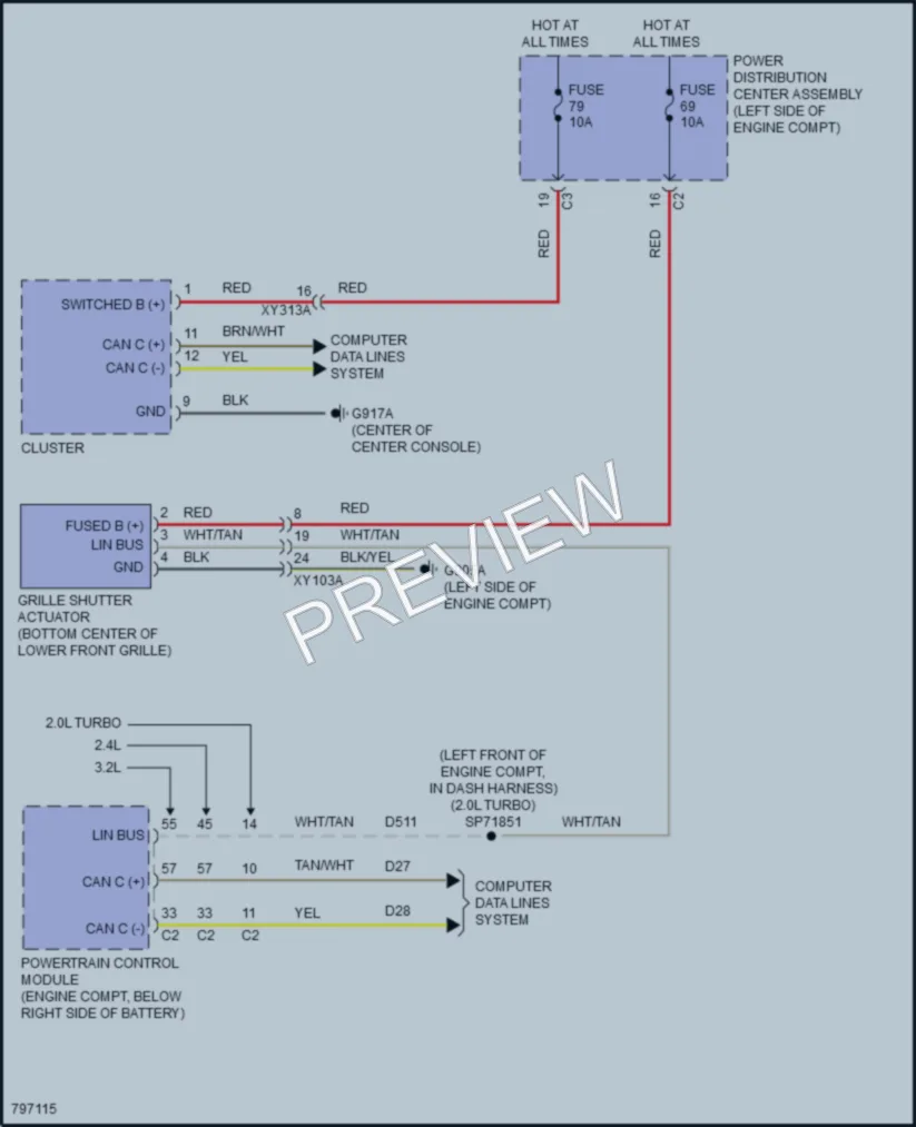 2022 Jeep Cherokee Active Bodyworks wiring diagram preview