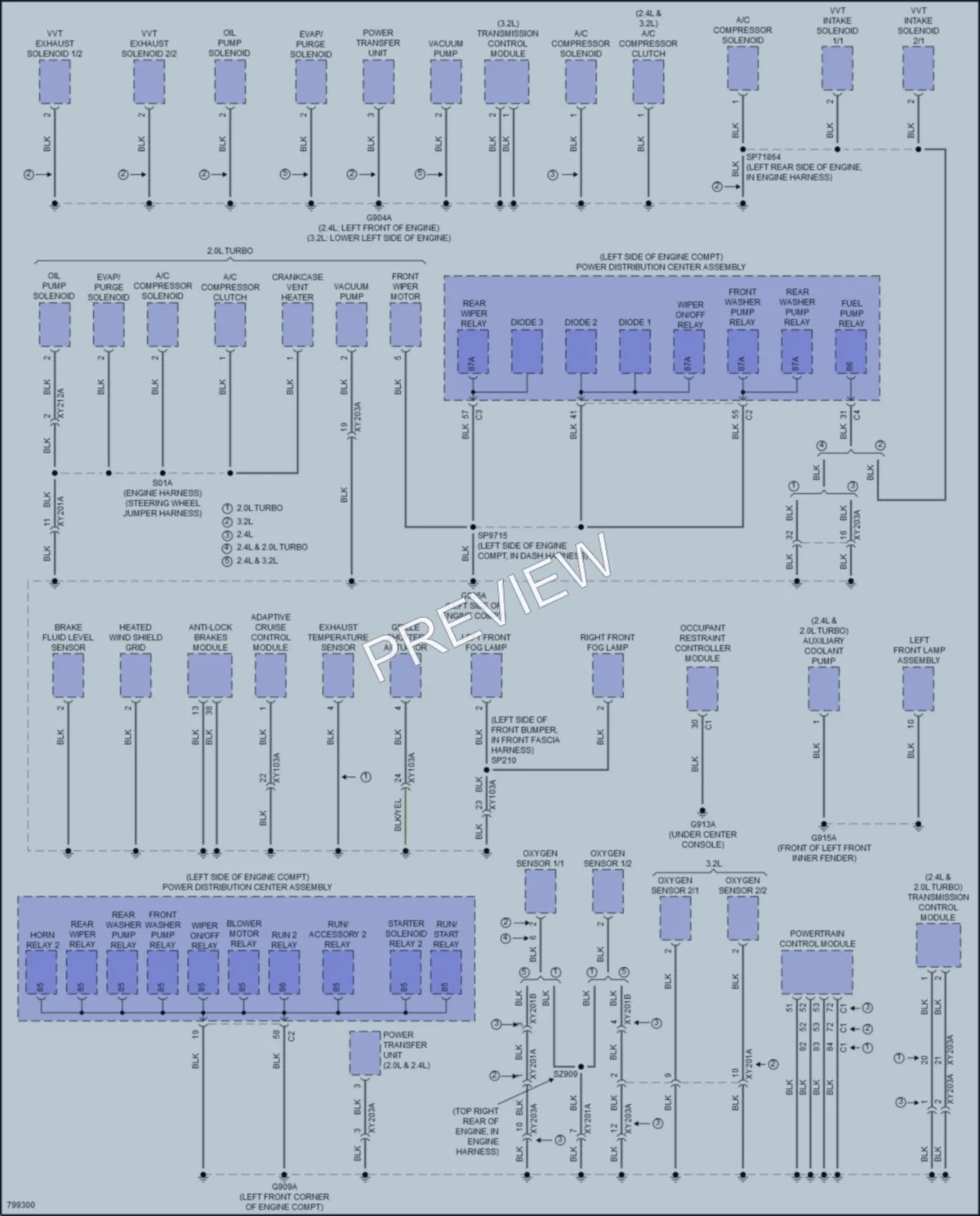 2022 Jeep Cherokee Ground Distribution wiring diagram preview