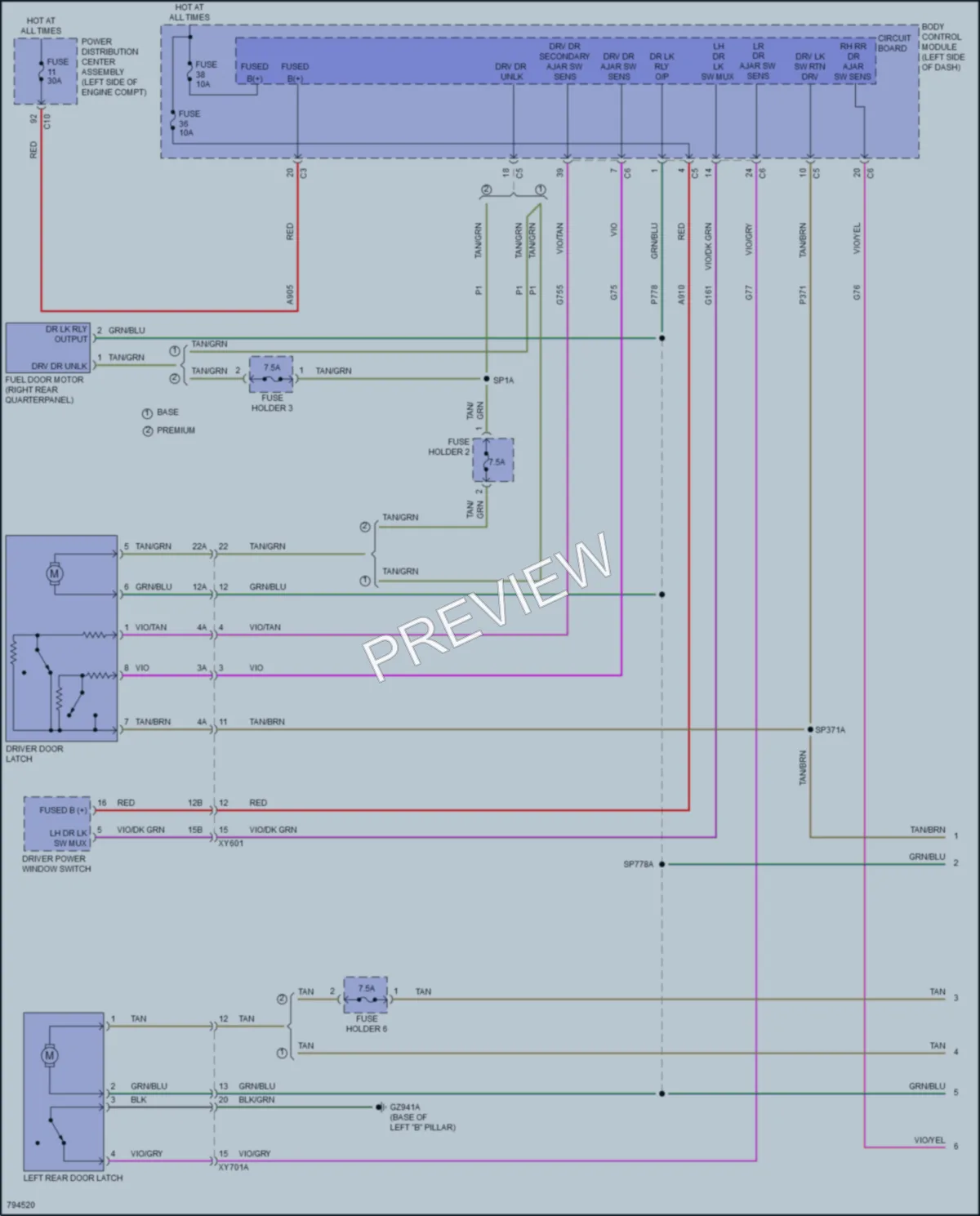 2022 Jeep Compass Anti Theft wiring diagram preview