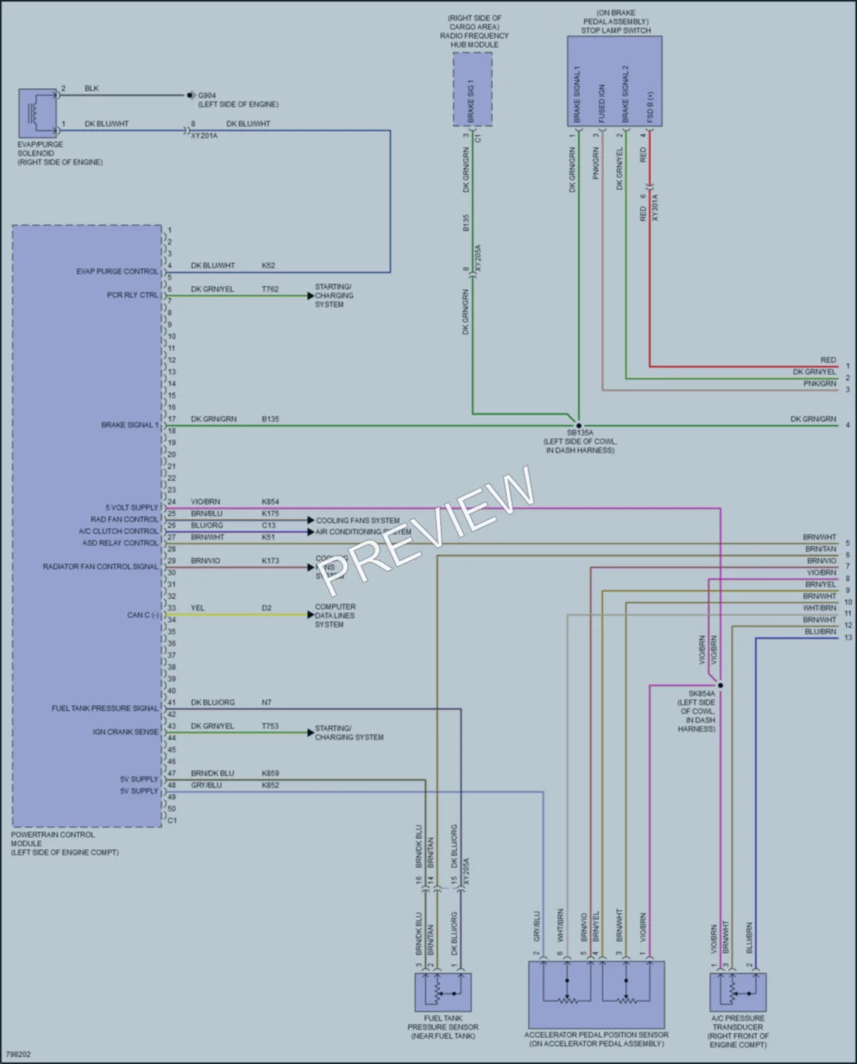 2022 Jeep Compass Engine Performance wiring diagram preview