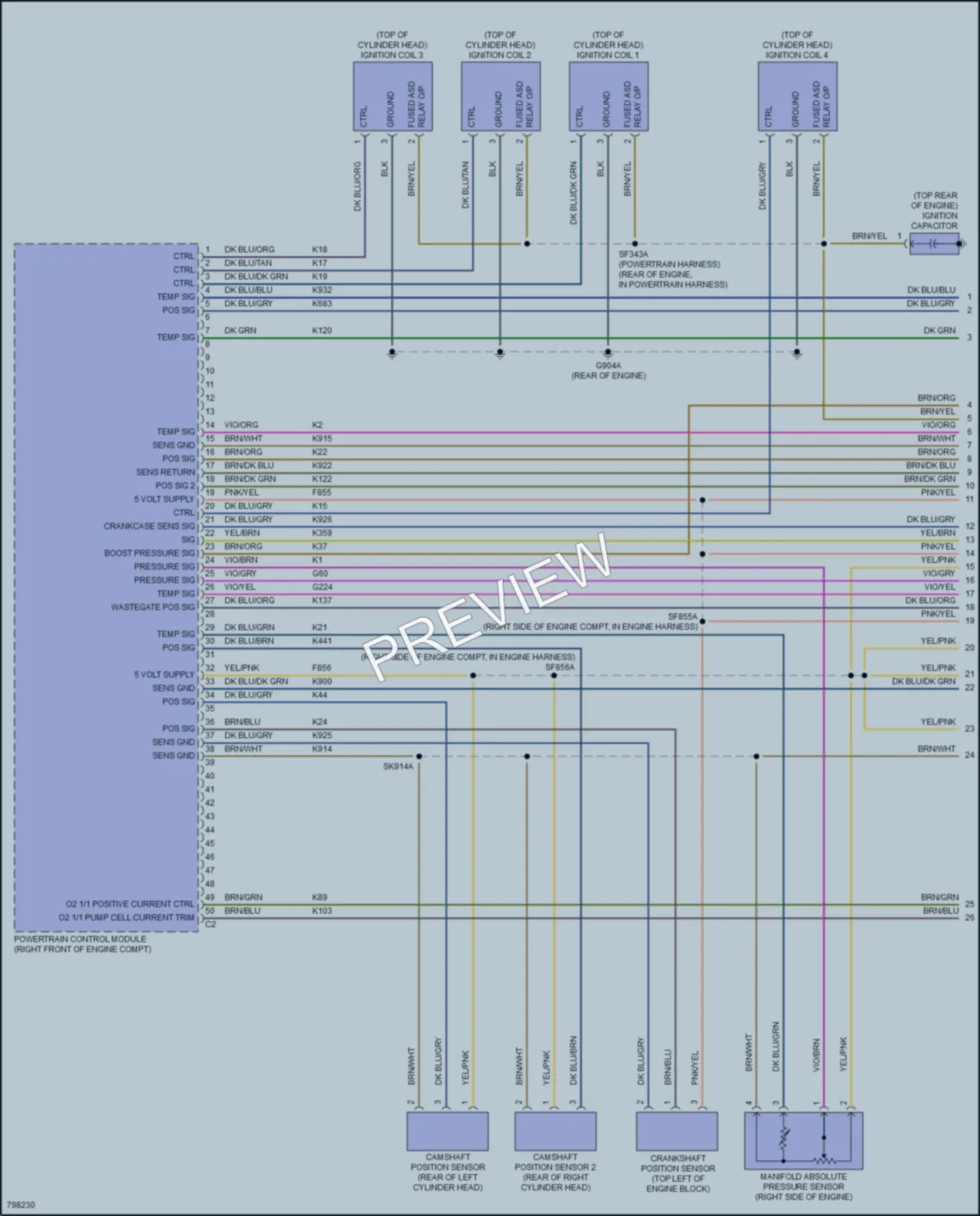 2022 Jeep GrandCherokee Engine Performance wiring diagram preview
