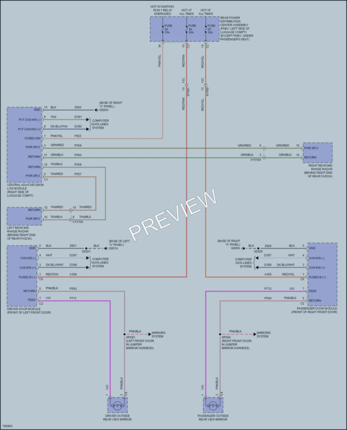 2022 Jeep GrandCherokee Navigation wiring diagram preview