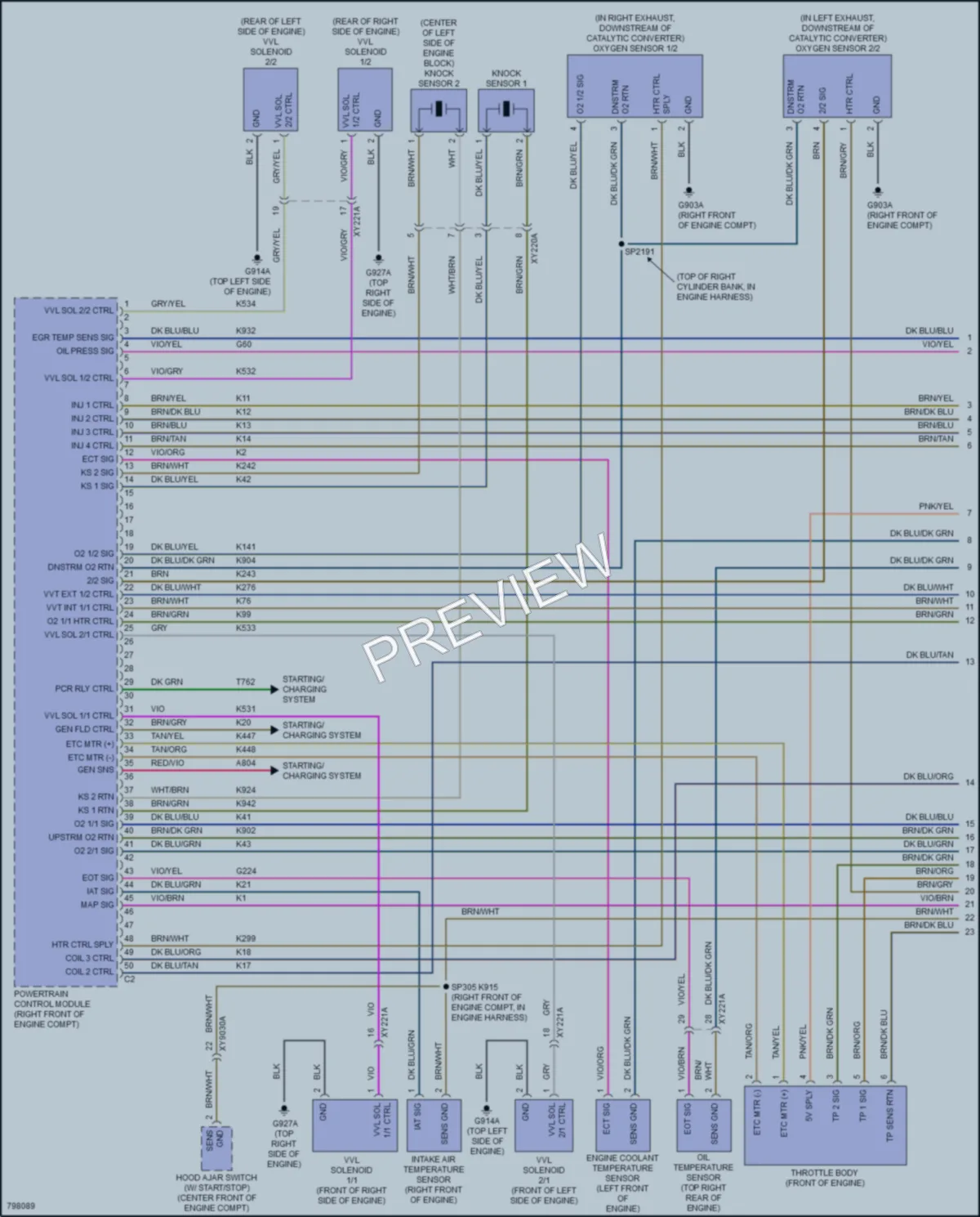 2022 Jeep GrandCherokeeWK Engine Performance wiring diagram preview
