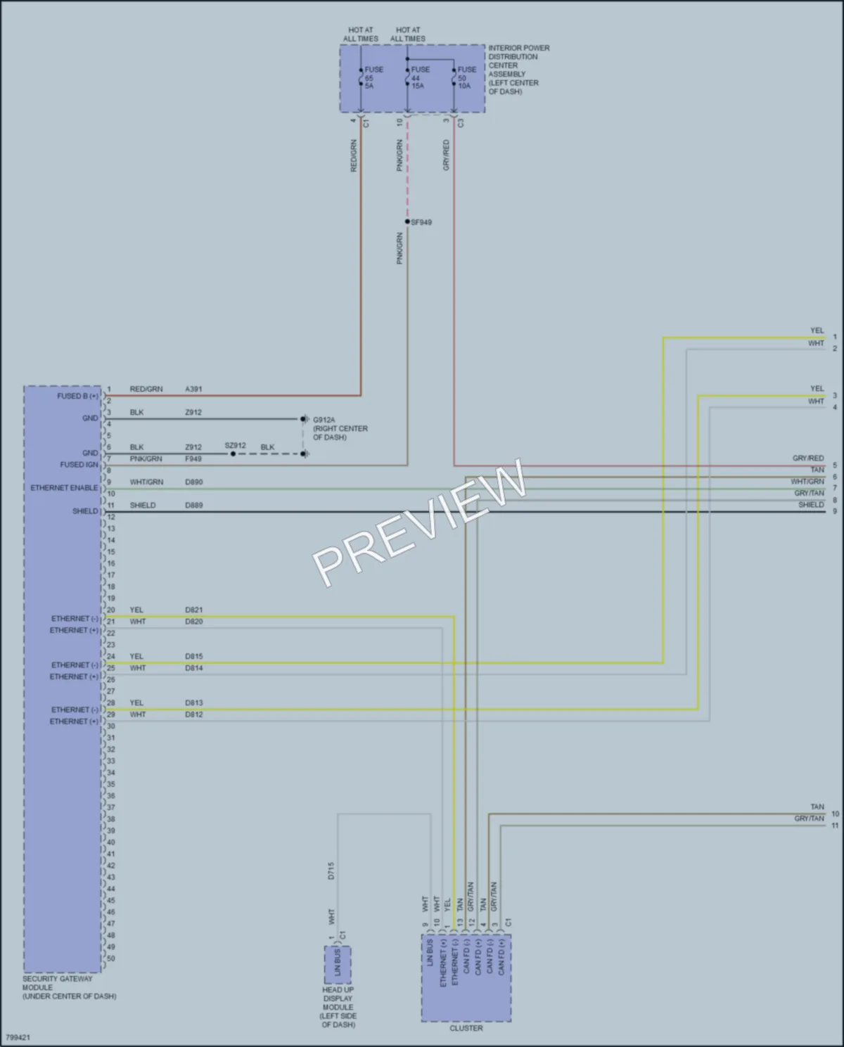 2022 Jeep GrandWagoneer Computer Data Lines wiring diagram preview