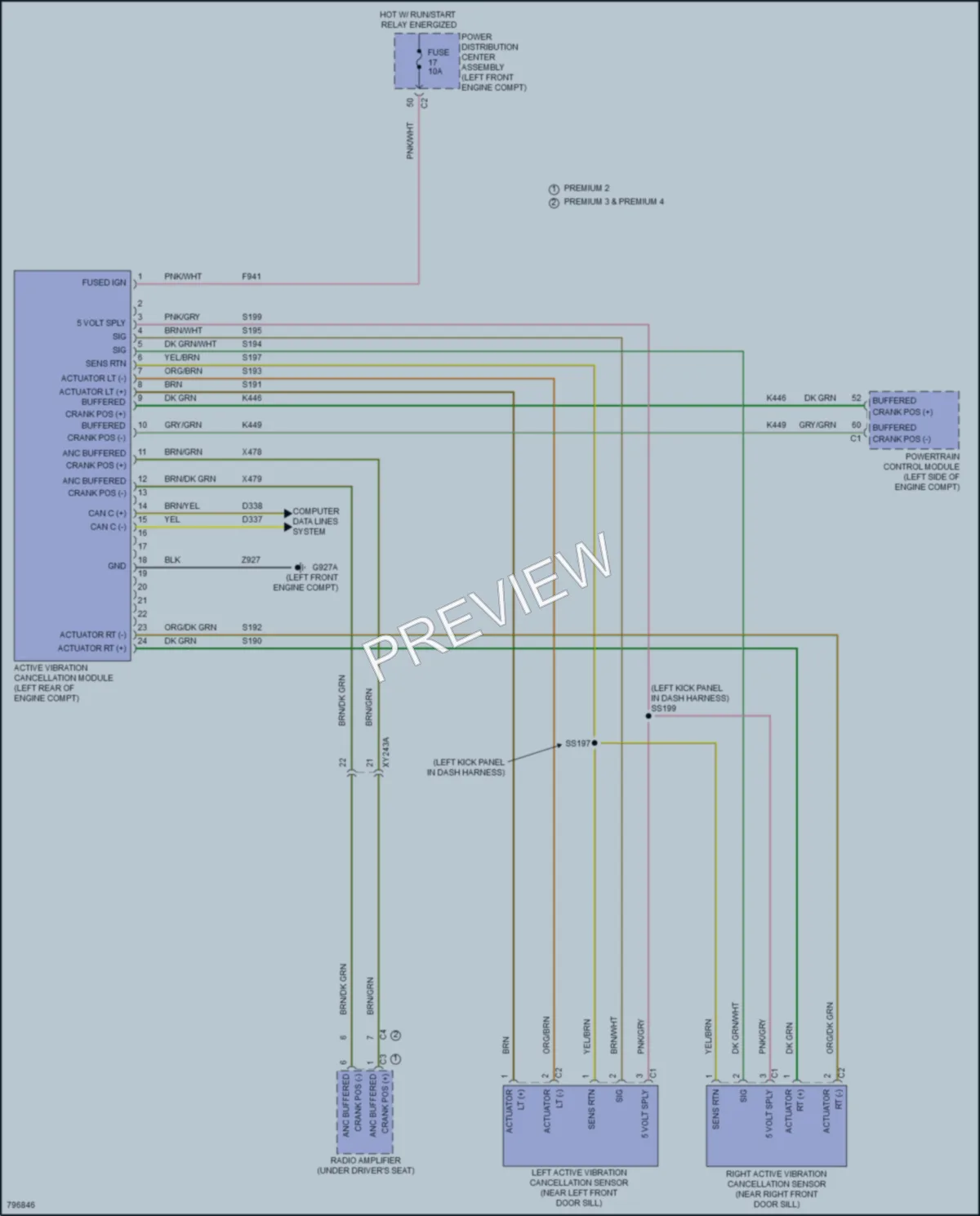 2022 Jeep GrandWagoneer Electronic Suspension wiring diagram preview