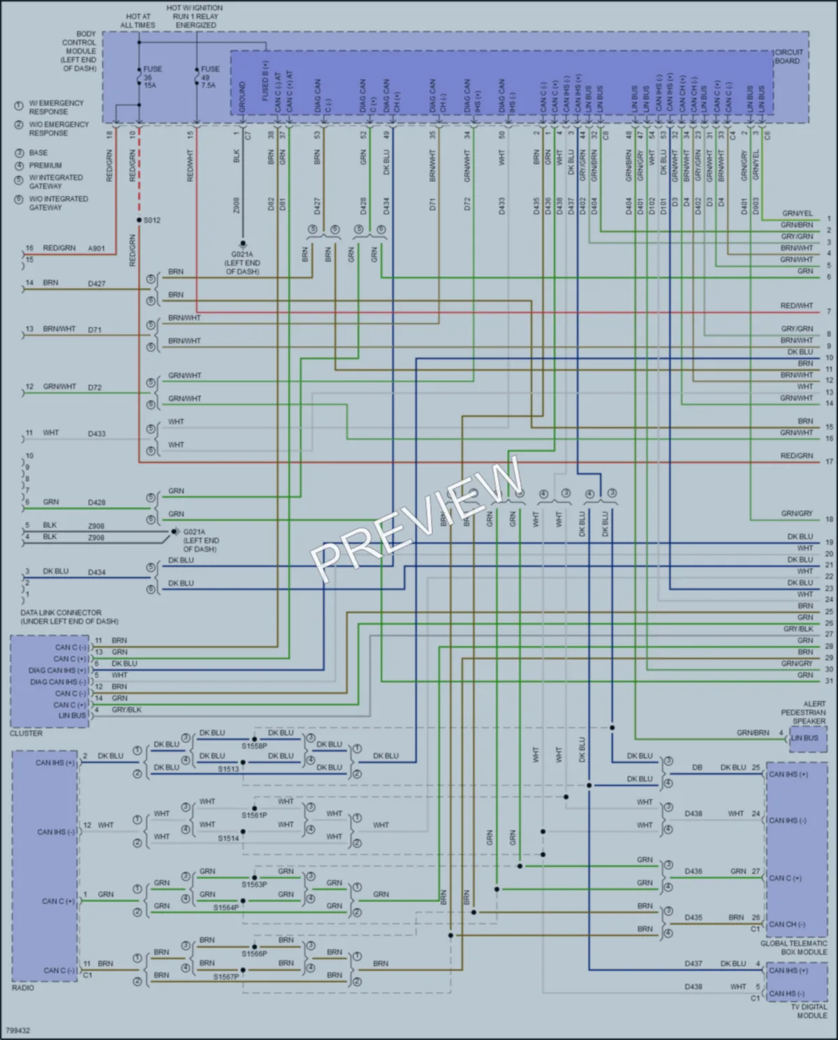 2022 Jeep Renegade Computer Data Lines wiring diagram preview