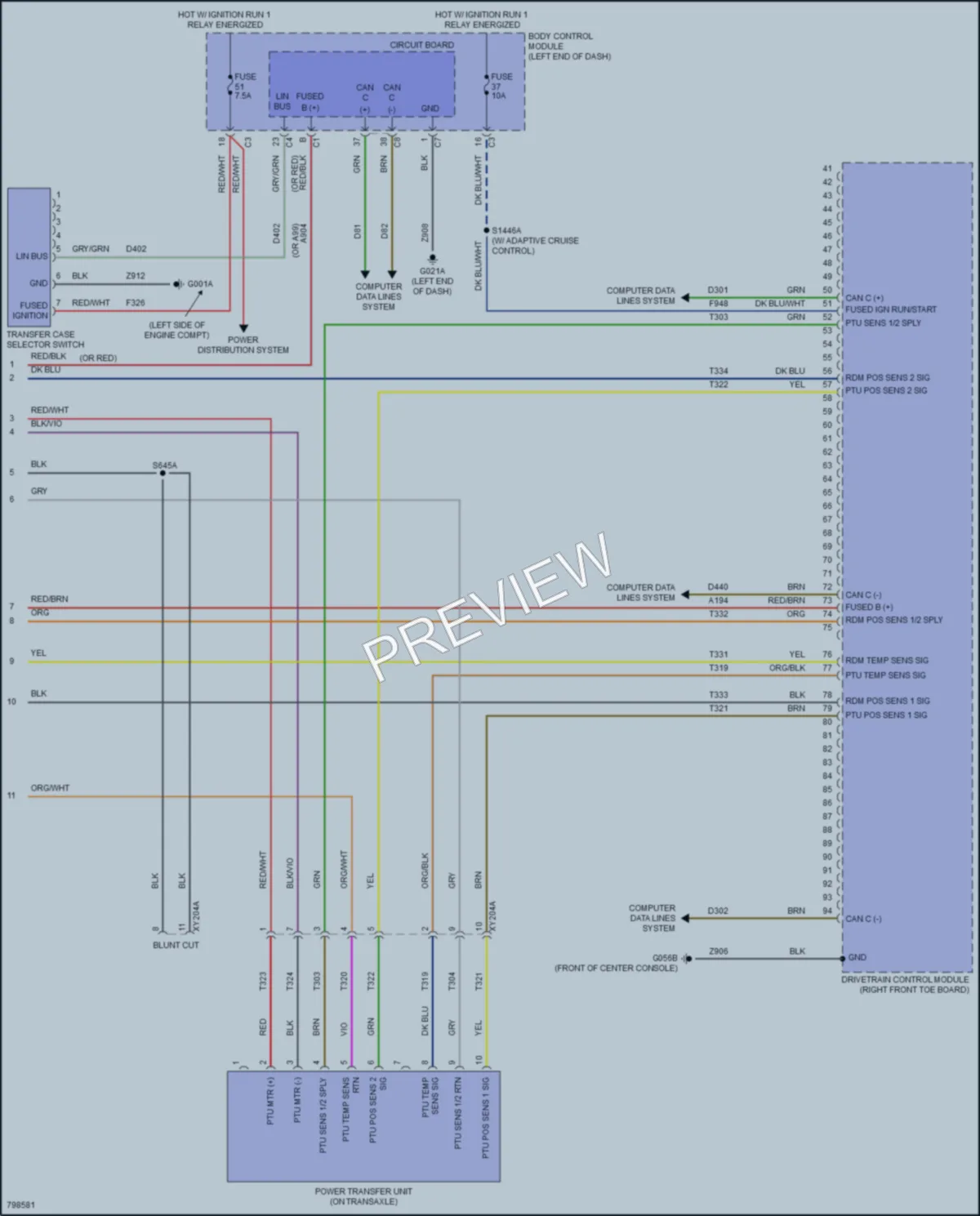 2022 Jeep Renegade Transmission wiring diagram preview