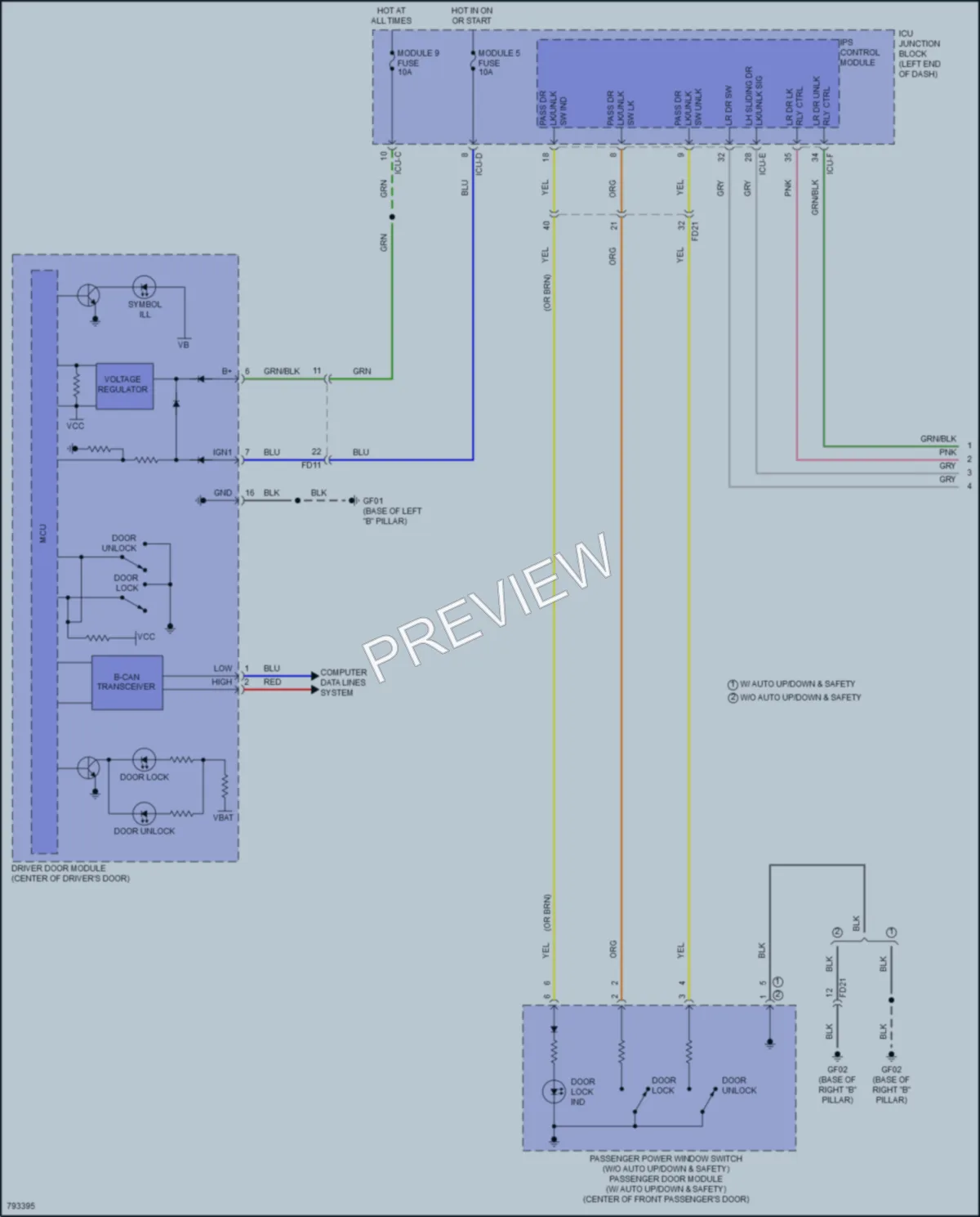 2022 Kia Carnival Anti Theft wiring diagram preview