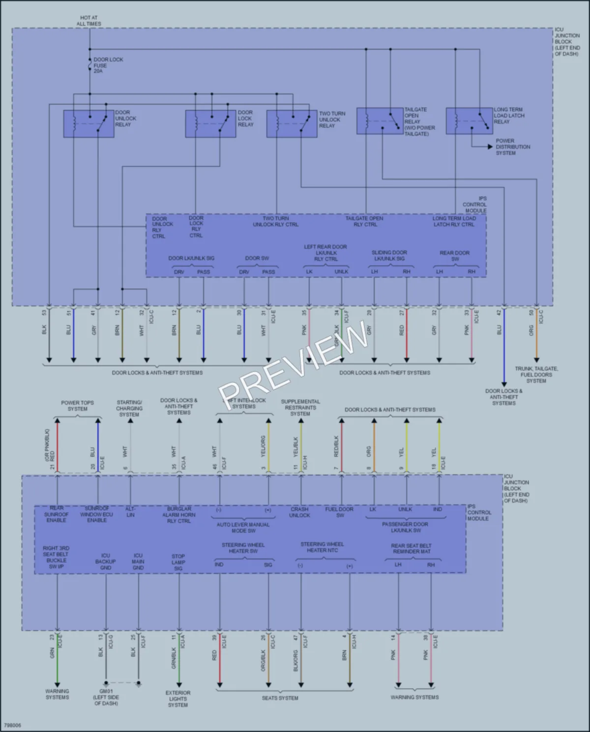 2022 Kia Carnival Body Control Modules wiring diagram preview