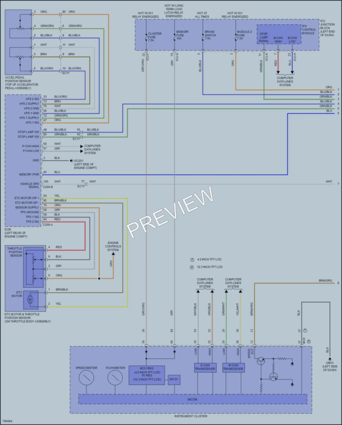 2022 Kia Carnival Cruise Control wiring diagram preview