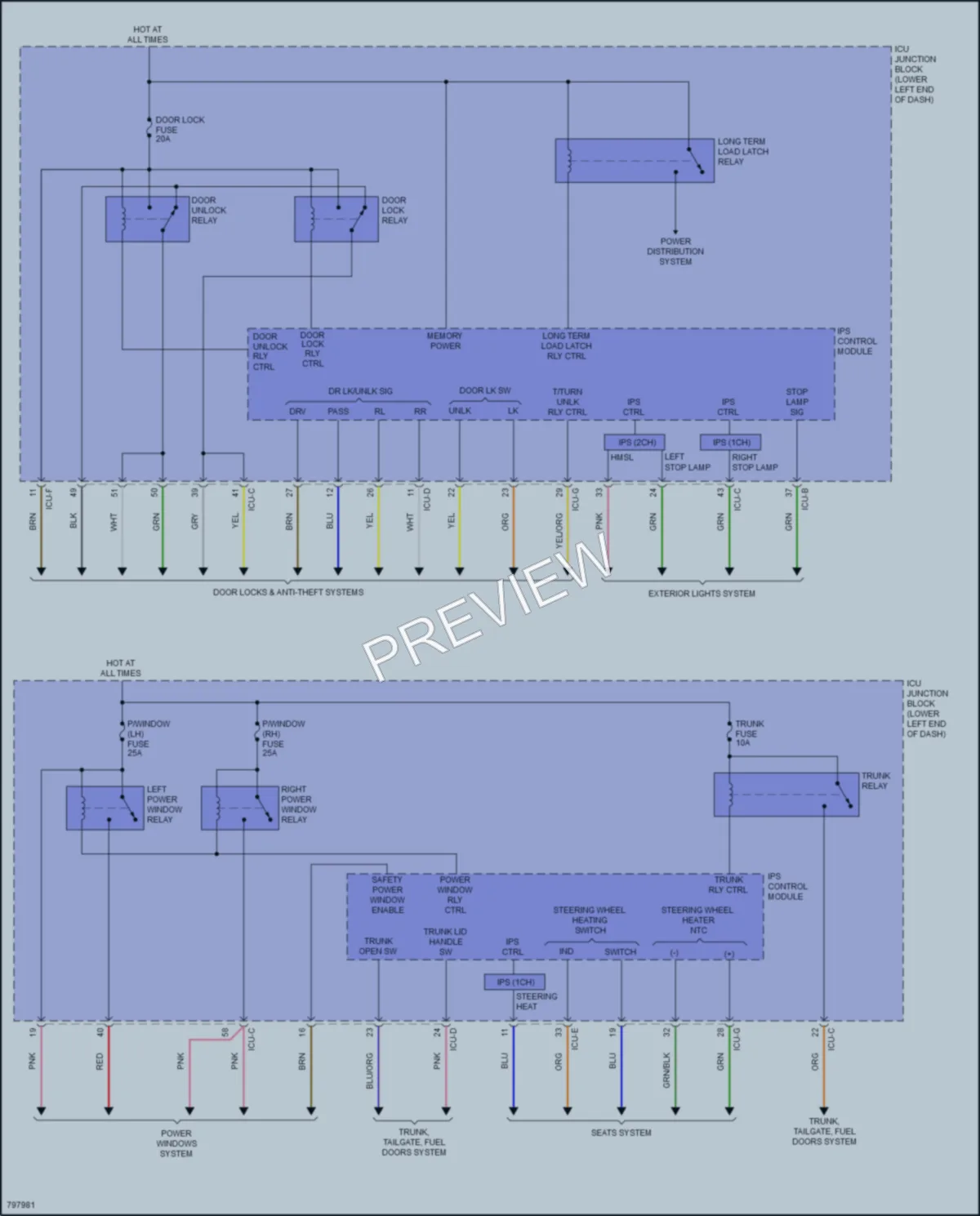 2022 Kia Forte Body Control Modules wiring diagram preview