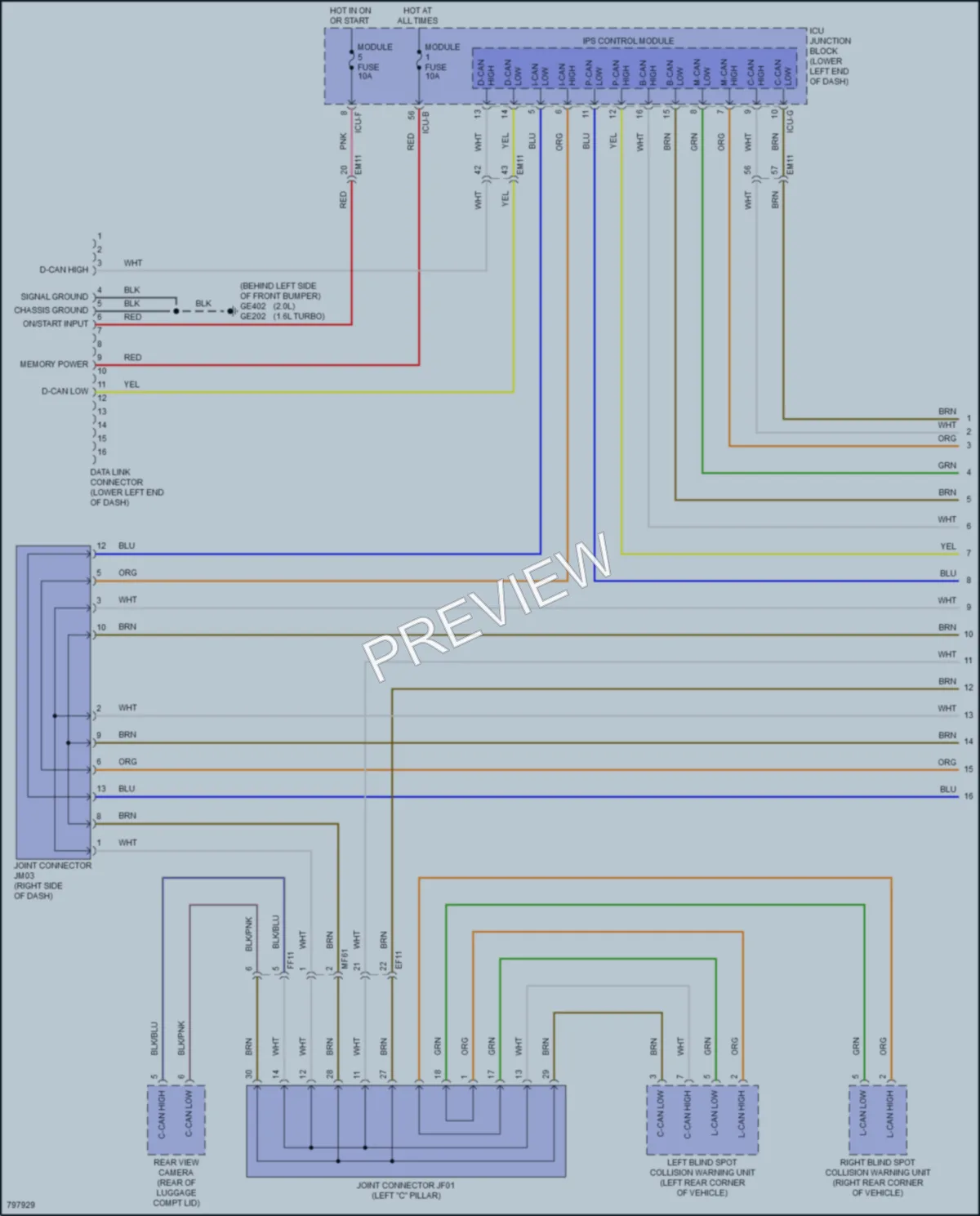 2022 Kia Forte5 Computer Data Lines wiring diagram preview