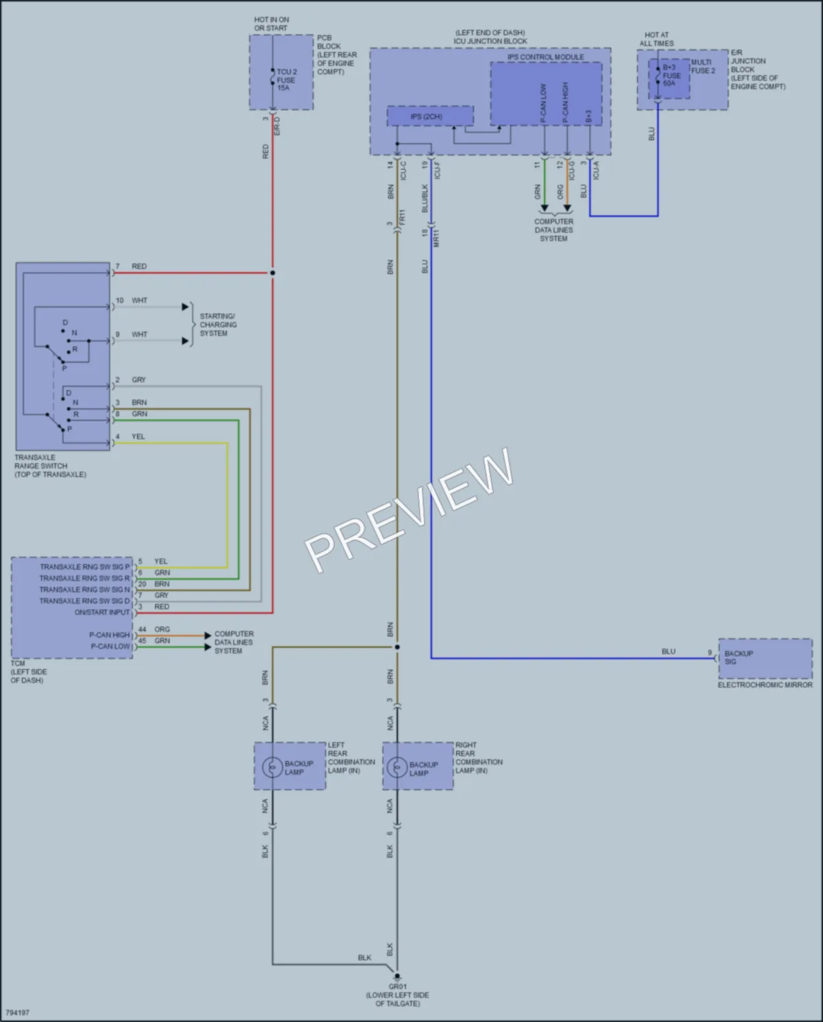 2022 Kia Soul Exterior Lights wiring diagram preview