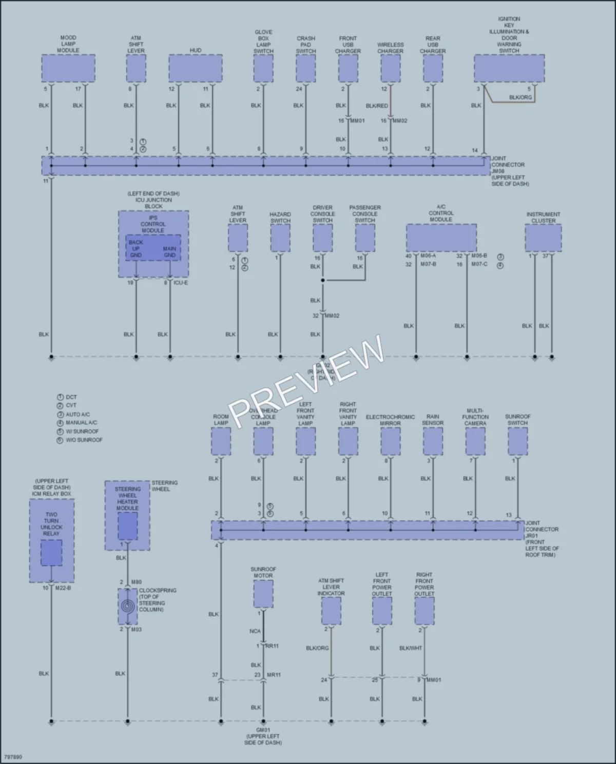 2022 Kia Soul Ground Distribution wiring diagram preview