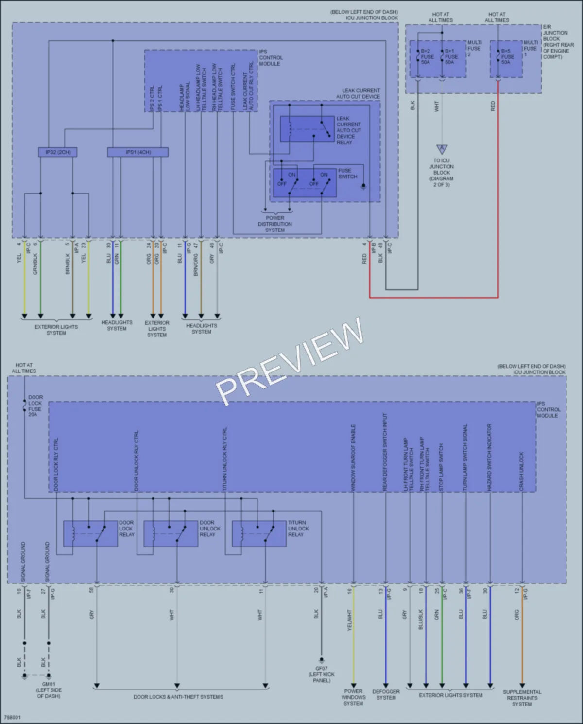 2022 Kia Stinger Body Control Modules wiring diagram preview