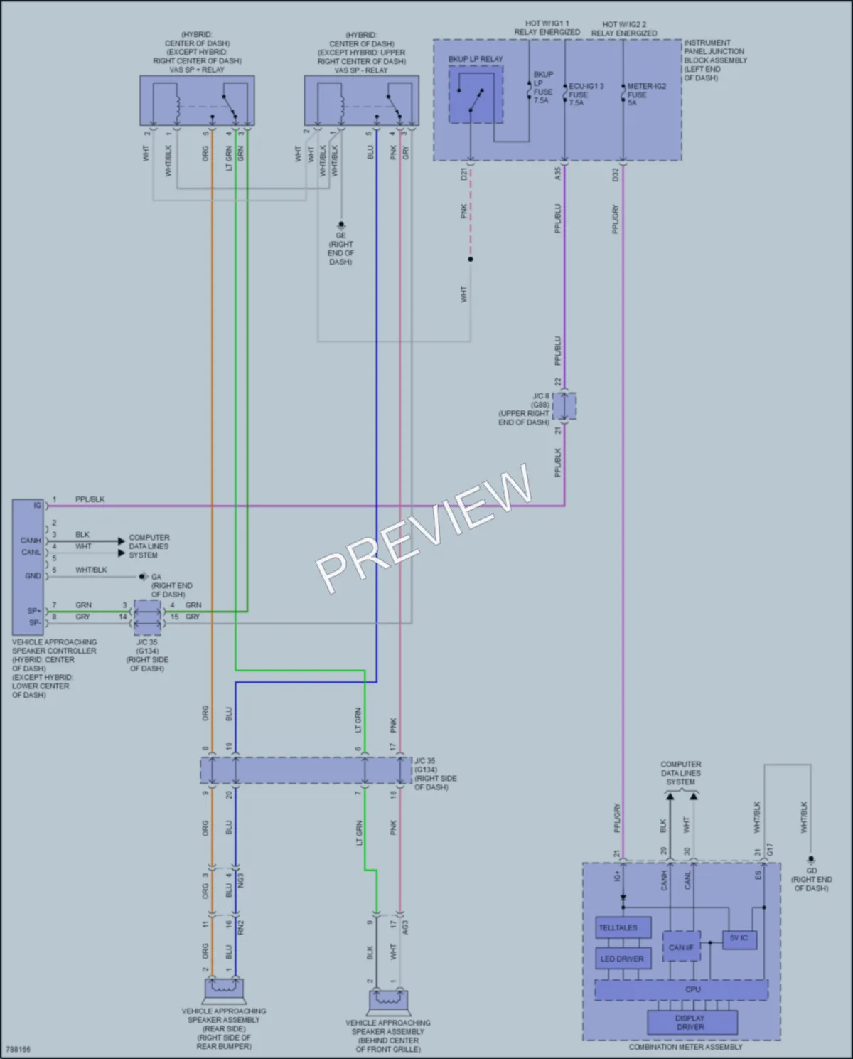 2022 Lexus ES300h Active Bodyworks wiring diagram preview