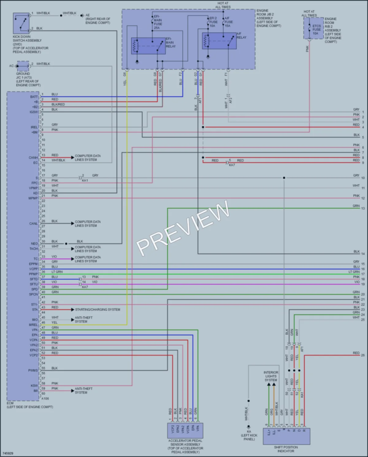 2022 Lexus IS350 Engine Performance wiring diagram preview