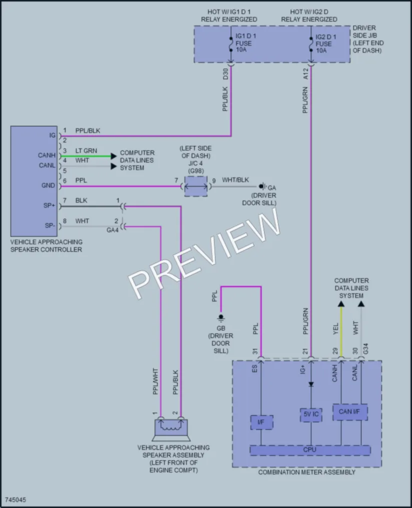 2022 Lexus LS500h Active Bodyworks wiring diagram preview