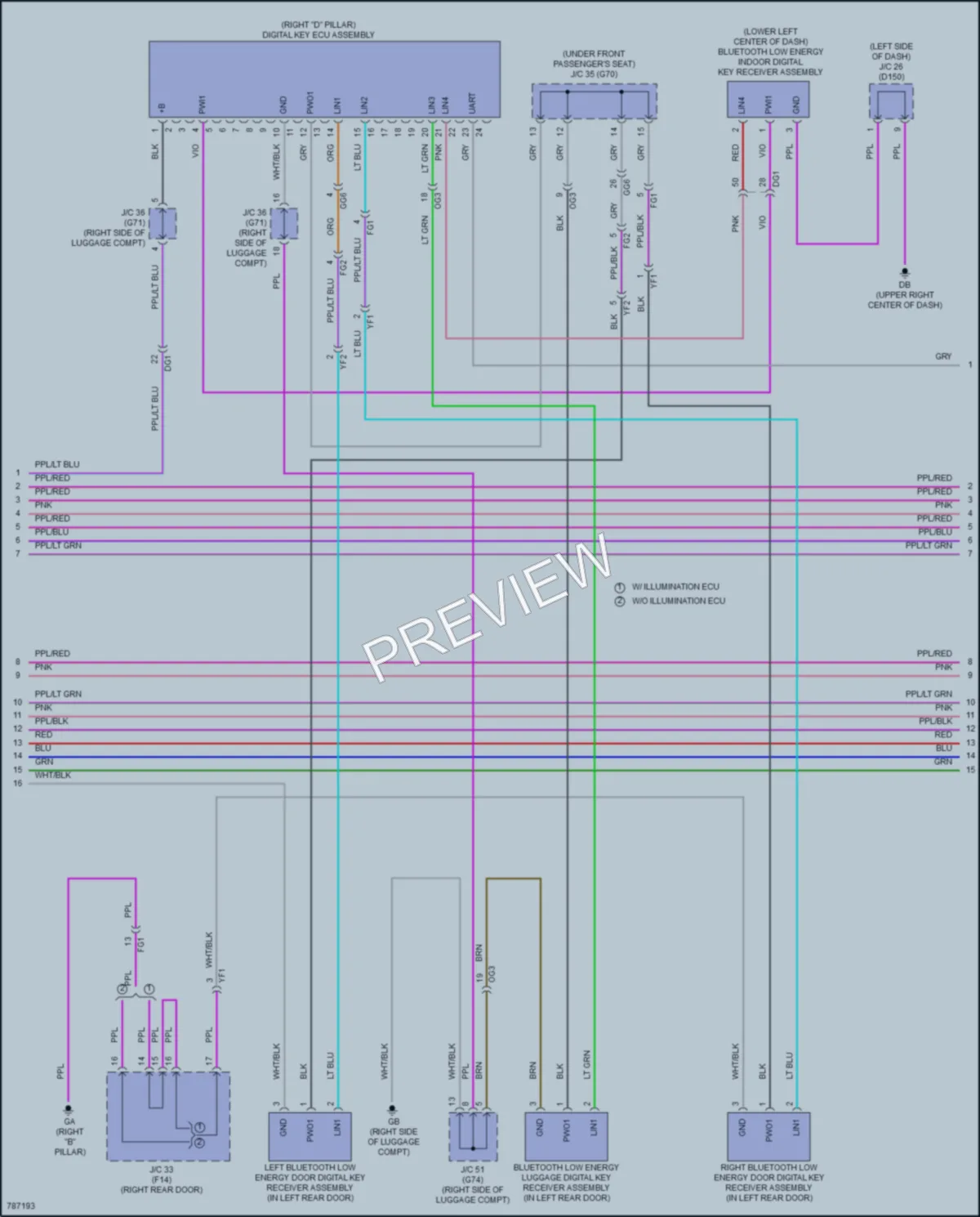 2022 Lexus NX250 Anti Theft wiring diagram preview