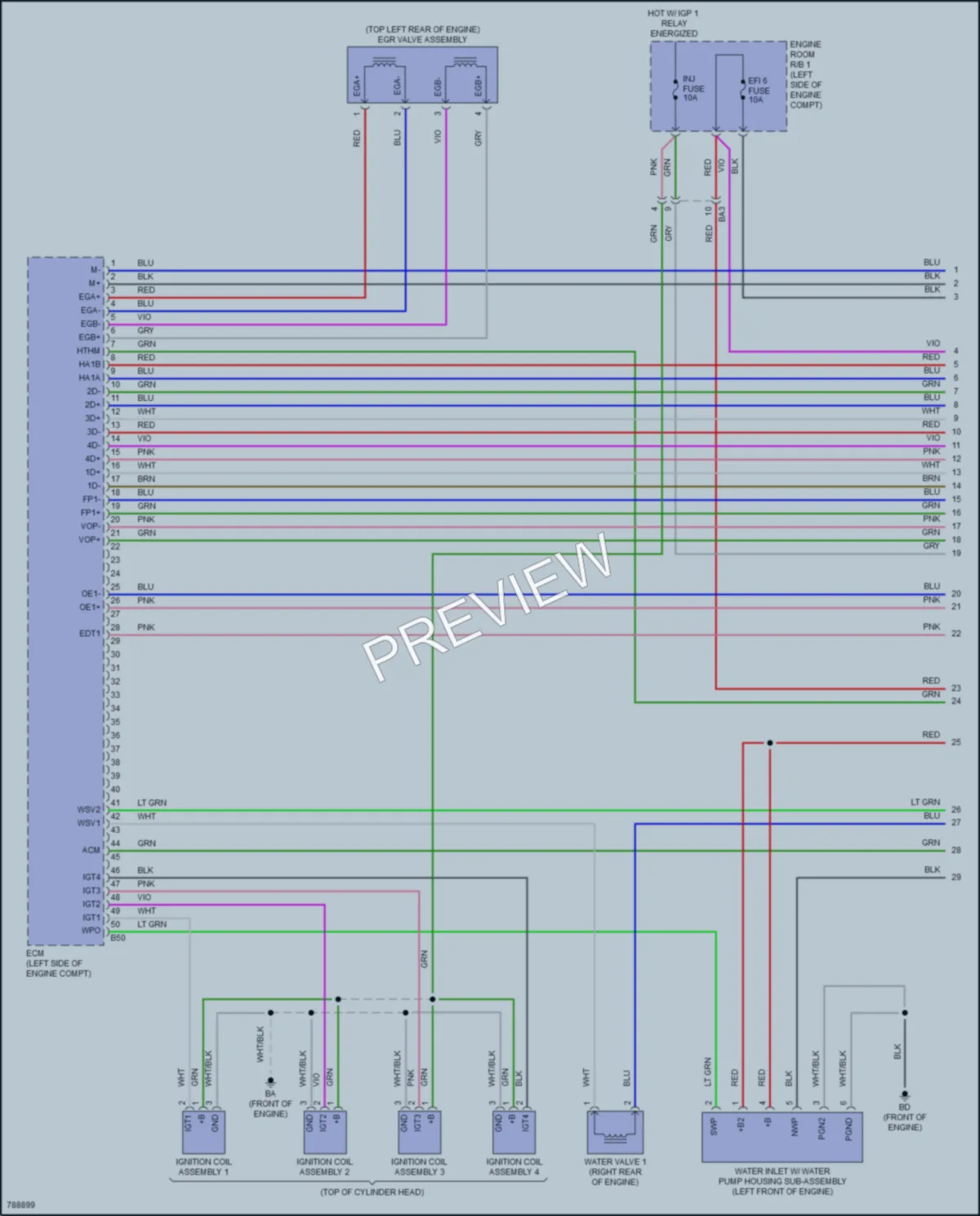 2022 Lexus NX250 Engine Performance wiring diagram preview