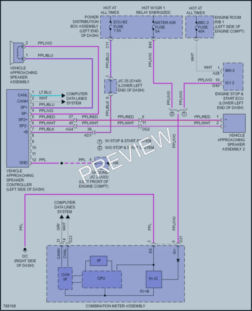 2022 Lexus NX350 Active Bodyworks wiring diagram preview